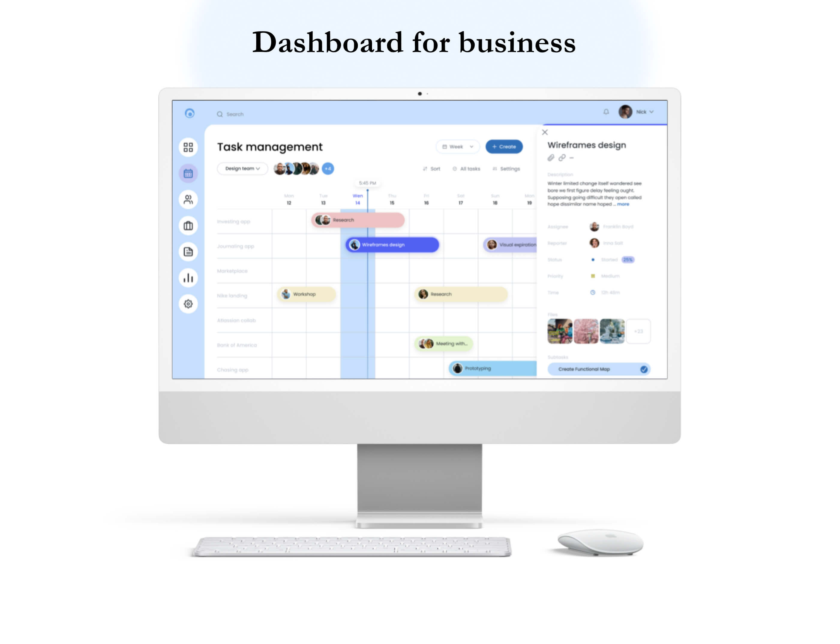 Dashboard analytics (CRM) — Изображение №1 — Интерфейсы на Dprofile