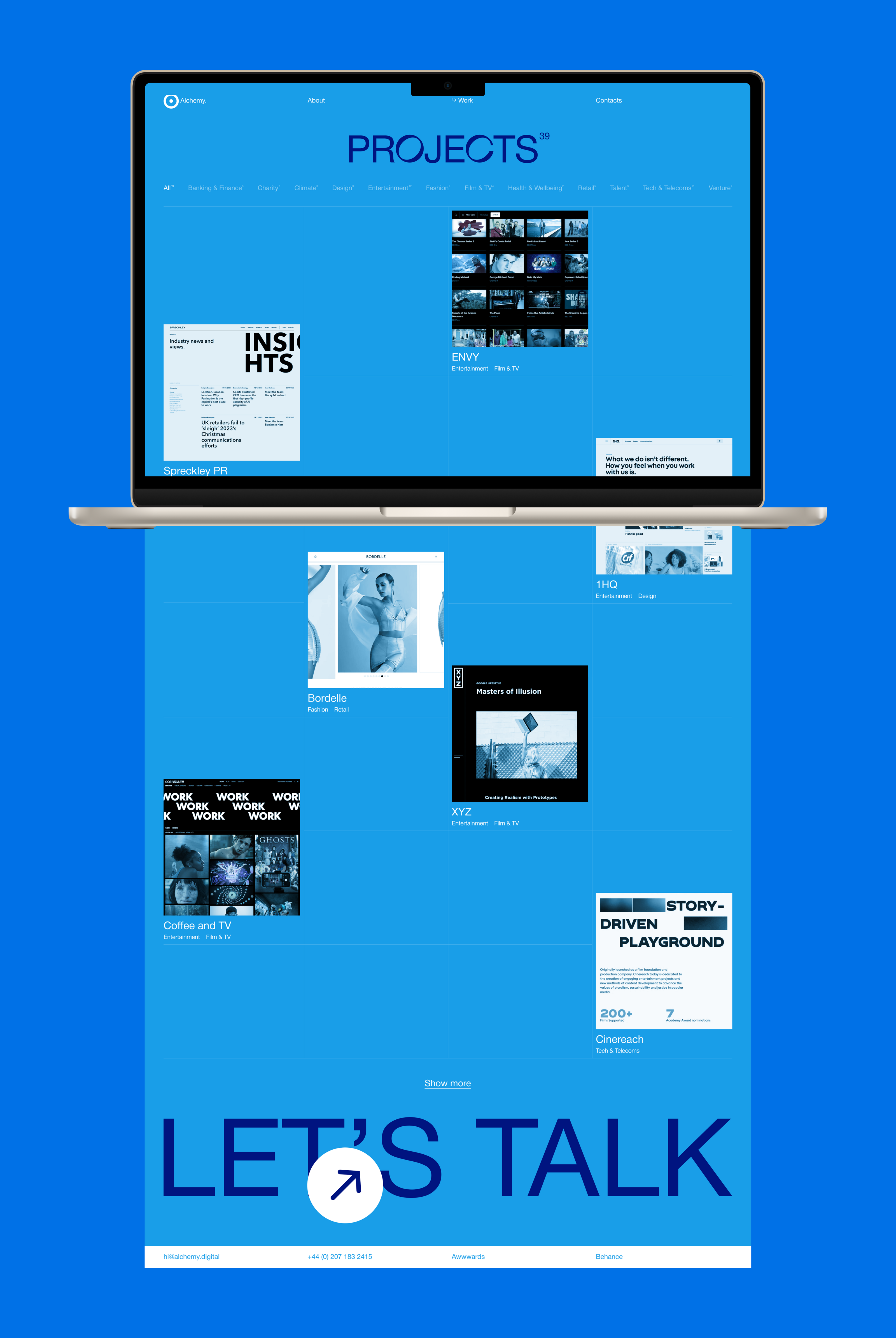 ALCHEMY.DIGITAL | WEBSITE REDESIGN — Изображение №5 — Интерфейсы на Dprofile