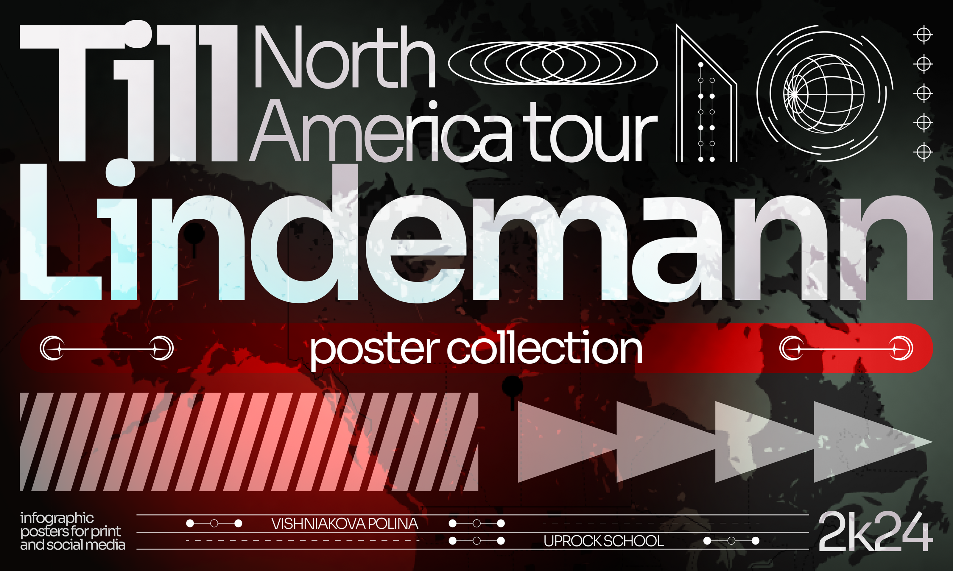 Till Lindemann North America Tour Poster Collection — Изображение №1 — Графика на Dprofile