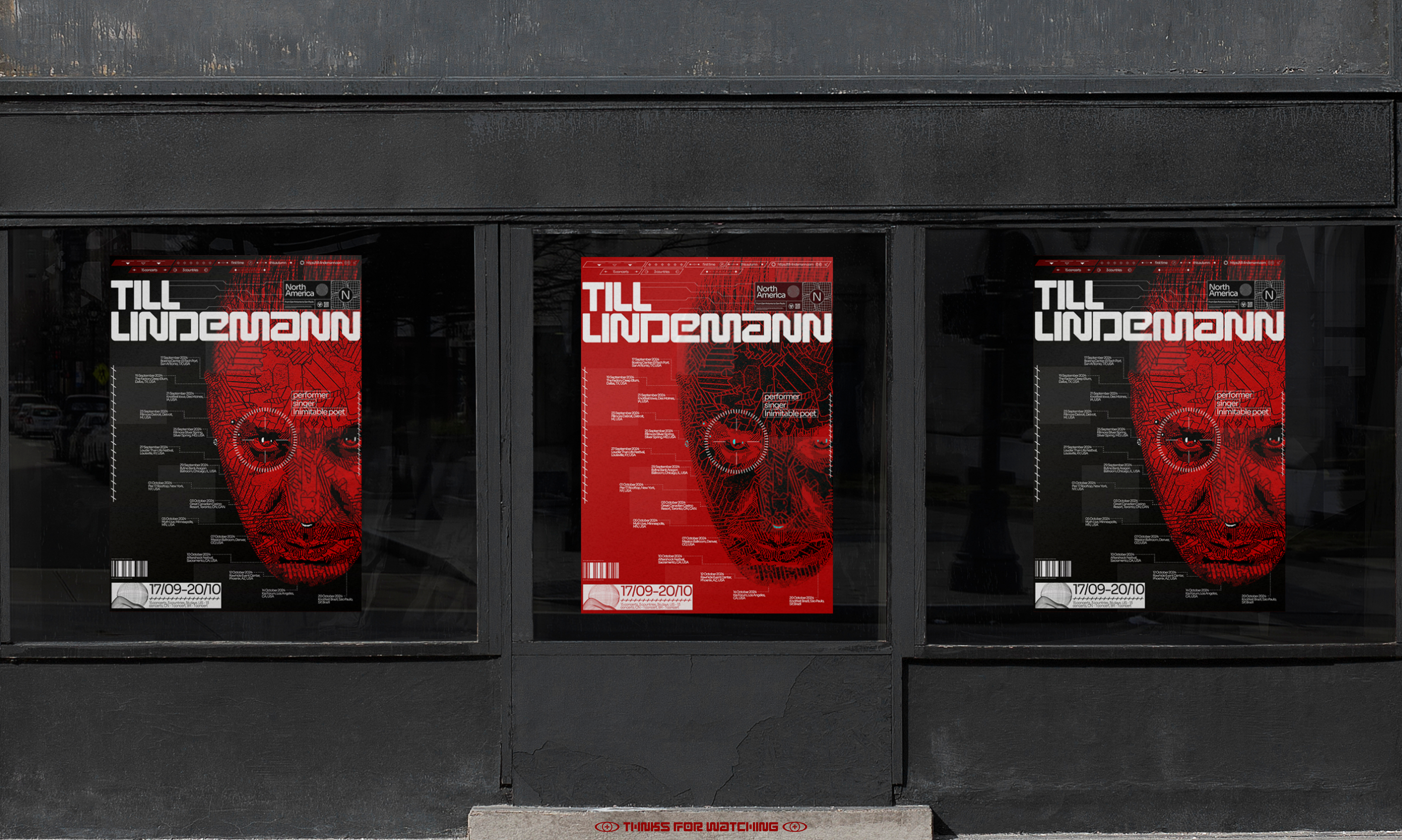 Till Lindemann North America Tour Poster Collection — Изображение №8 — Графика на Dprofile