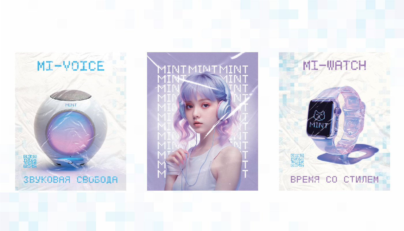 Mint. Логотип и фирменный стиль для портативной техники — Изображение №5 — Брендинг на Dprofile