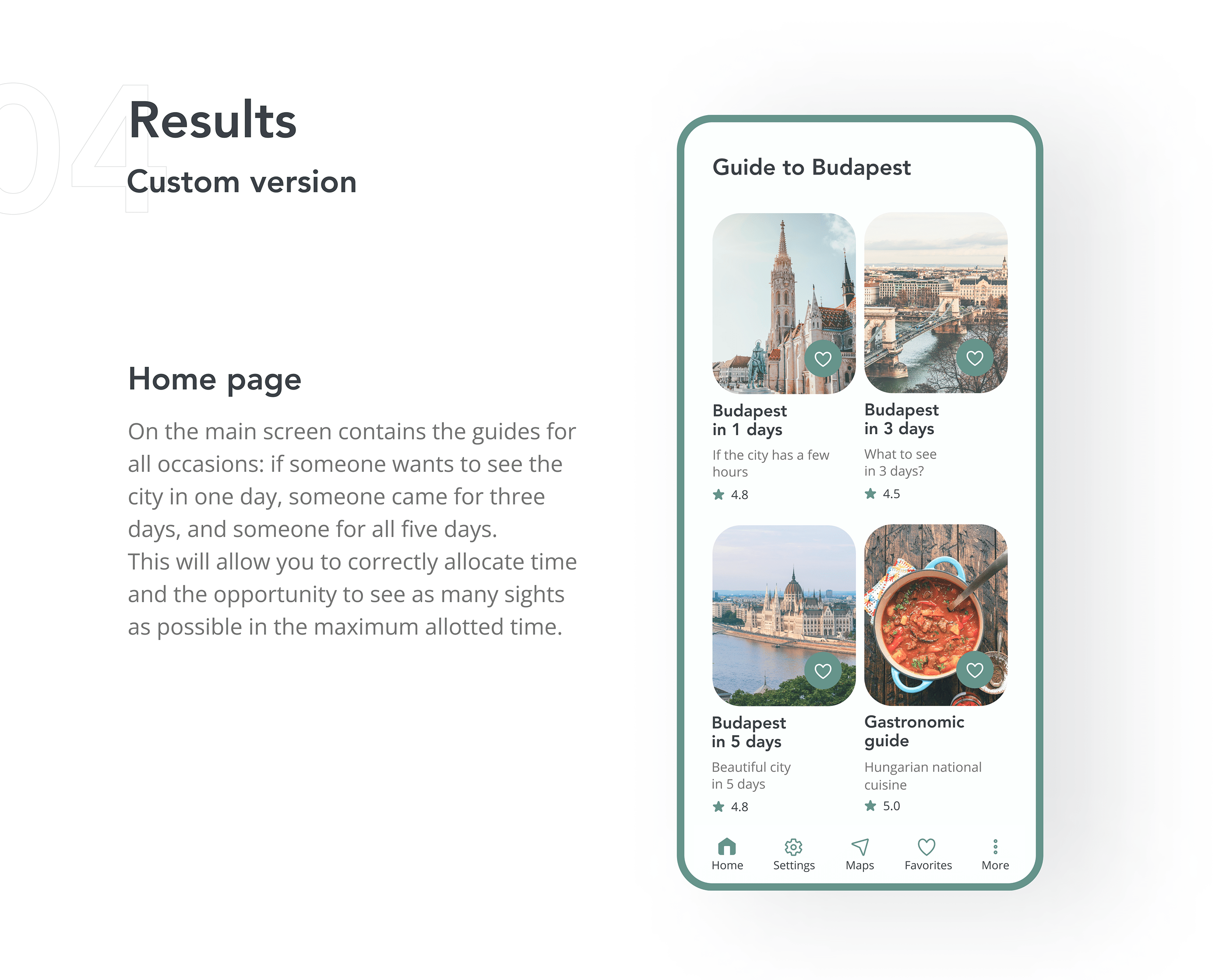 Guide to Budapest - mobile app — Изображение №6 — Интерфейсы на Dprofile
