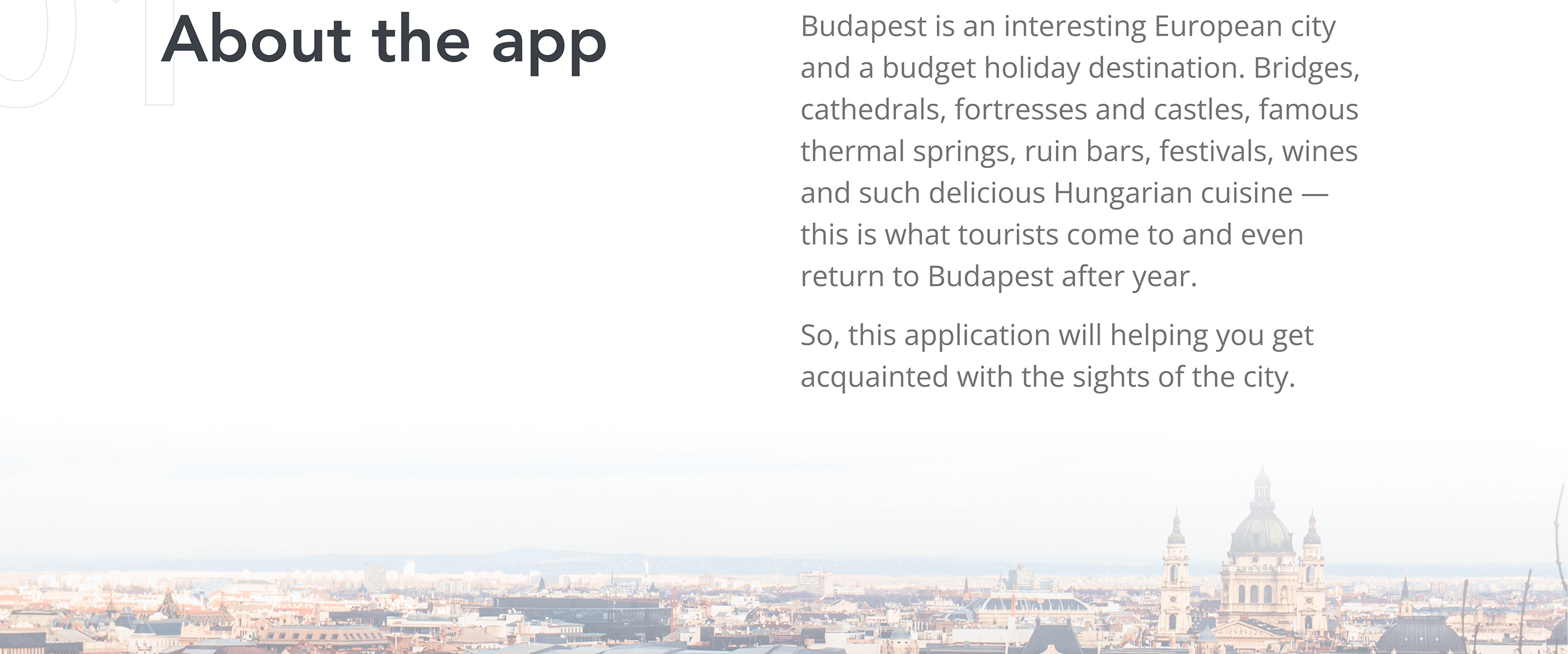 Guide to Budapest - mobile app — Изображение №2 — Интерфейсы на Dprofile