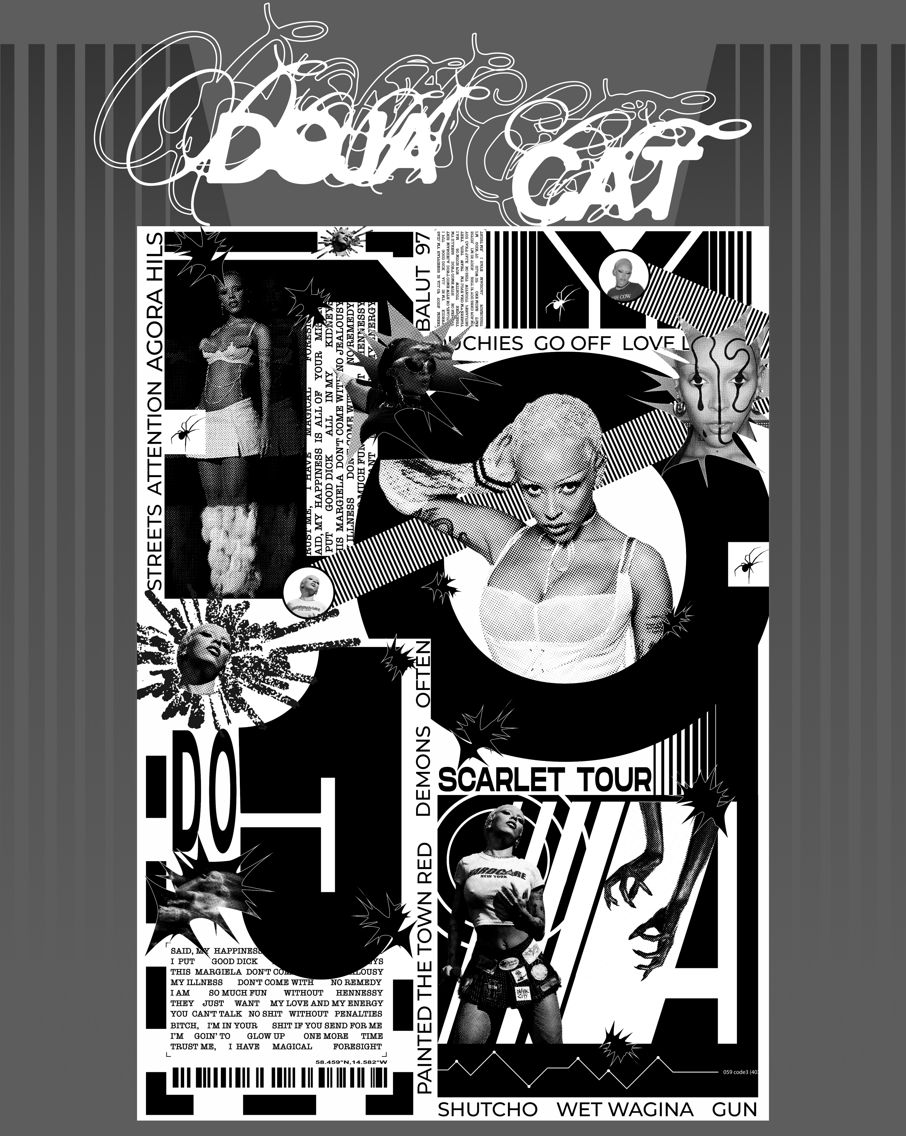 Poster Collection | Doja Cat | Cats — Изображение №3 — Графика на Dprofile