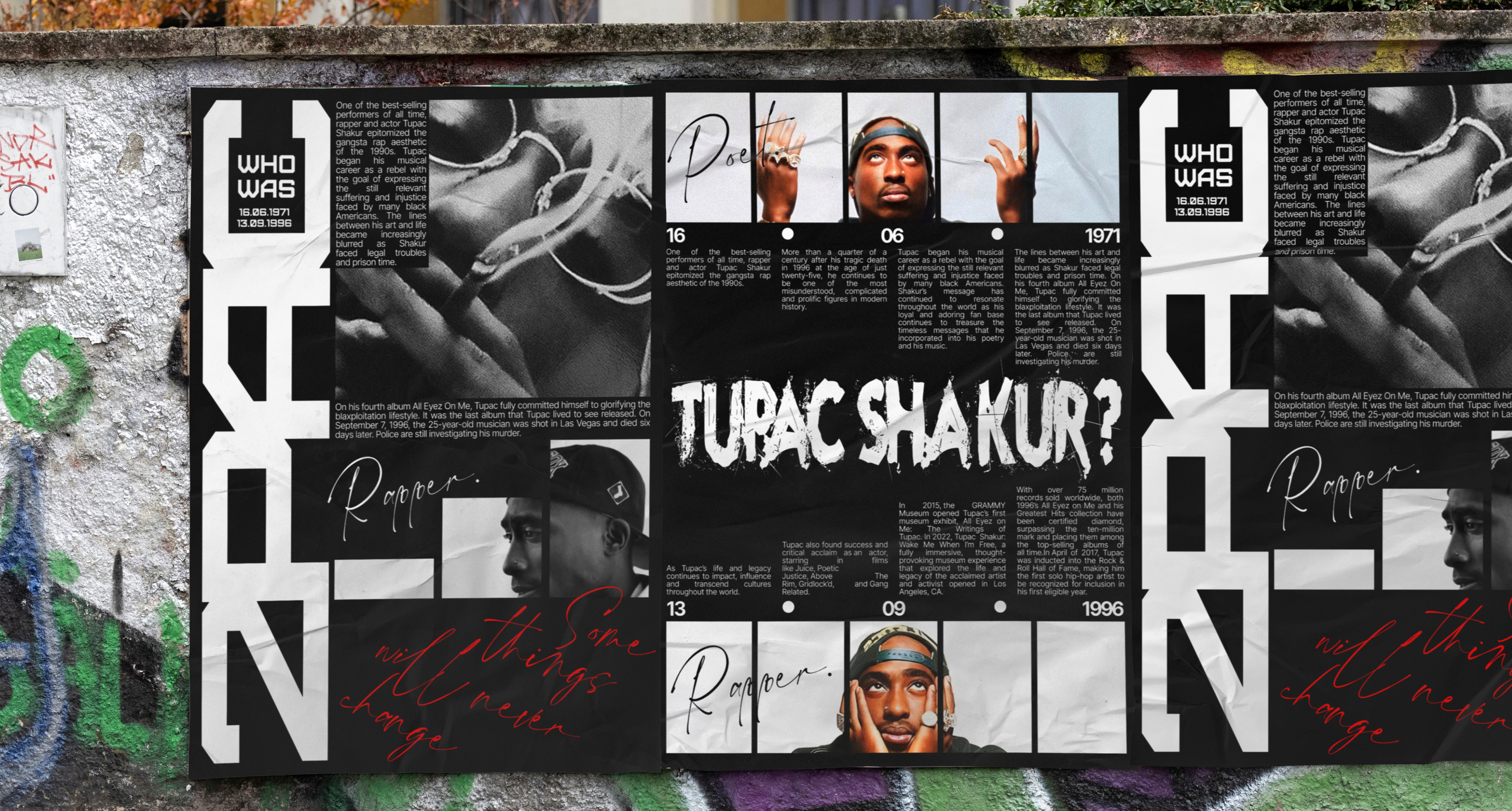 Poster Collection | 2Pac — Изображение №7 — Иллюстрация, Графика на Dprofile