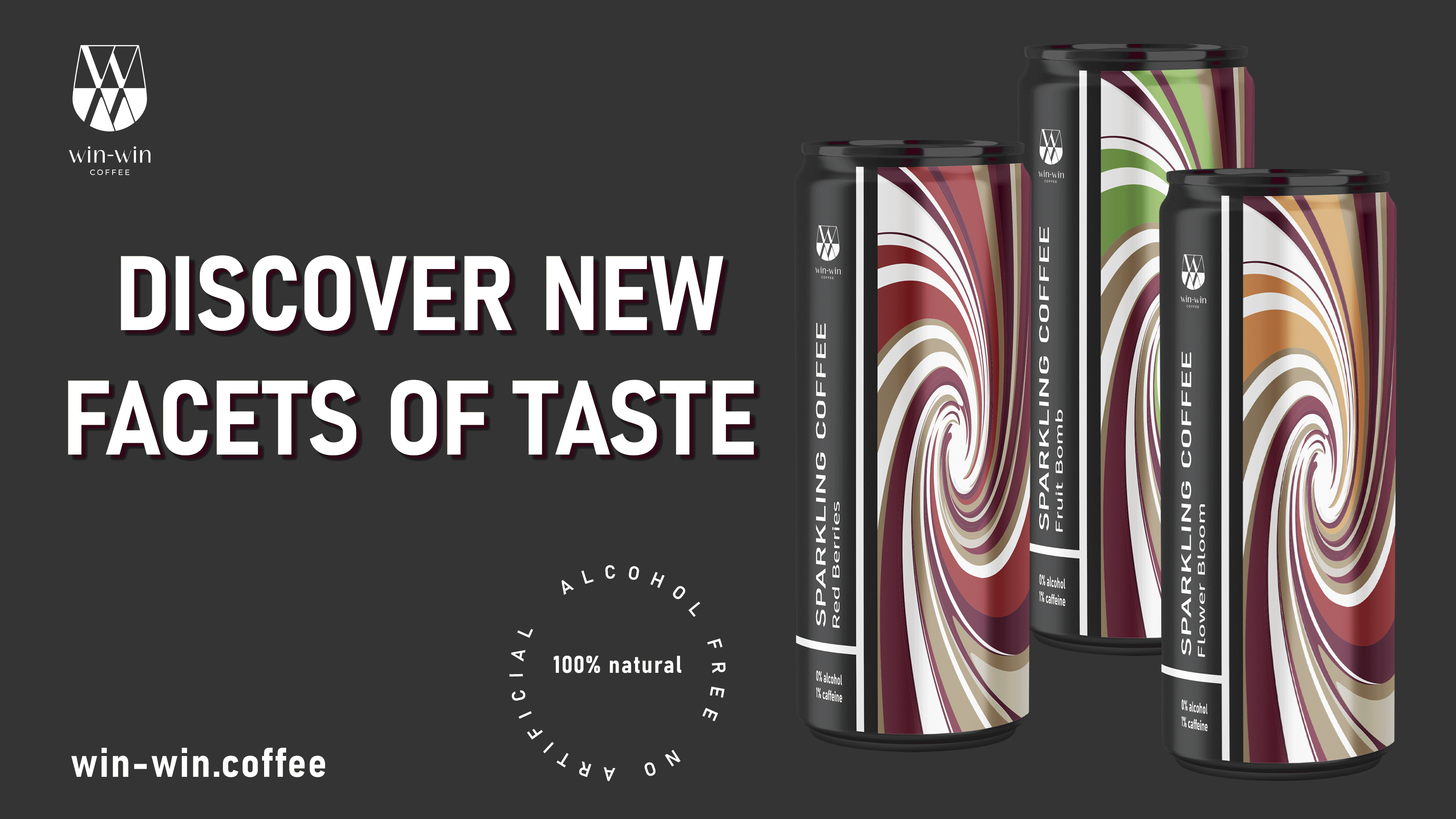 Win-Win Coffee | Sparkling coffee | Packaging design — Изображение №1 — Иллюстрация, Анимация на Dprofile