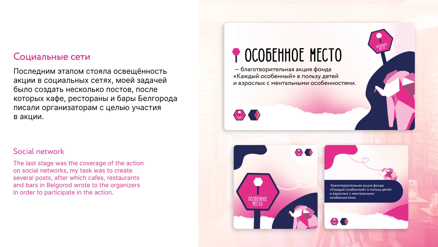 особенное место | промо-акция кафе — Изображение №7 — Брендинг, Графика на Dprofile