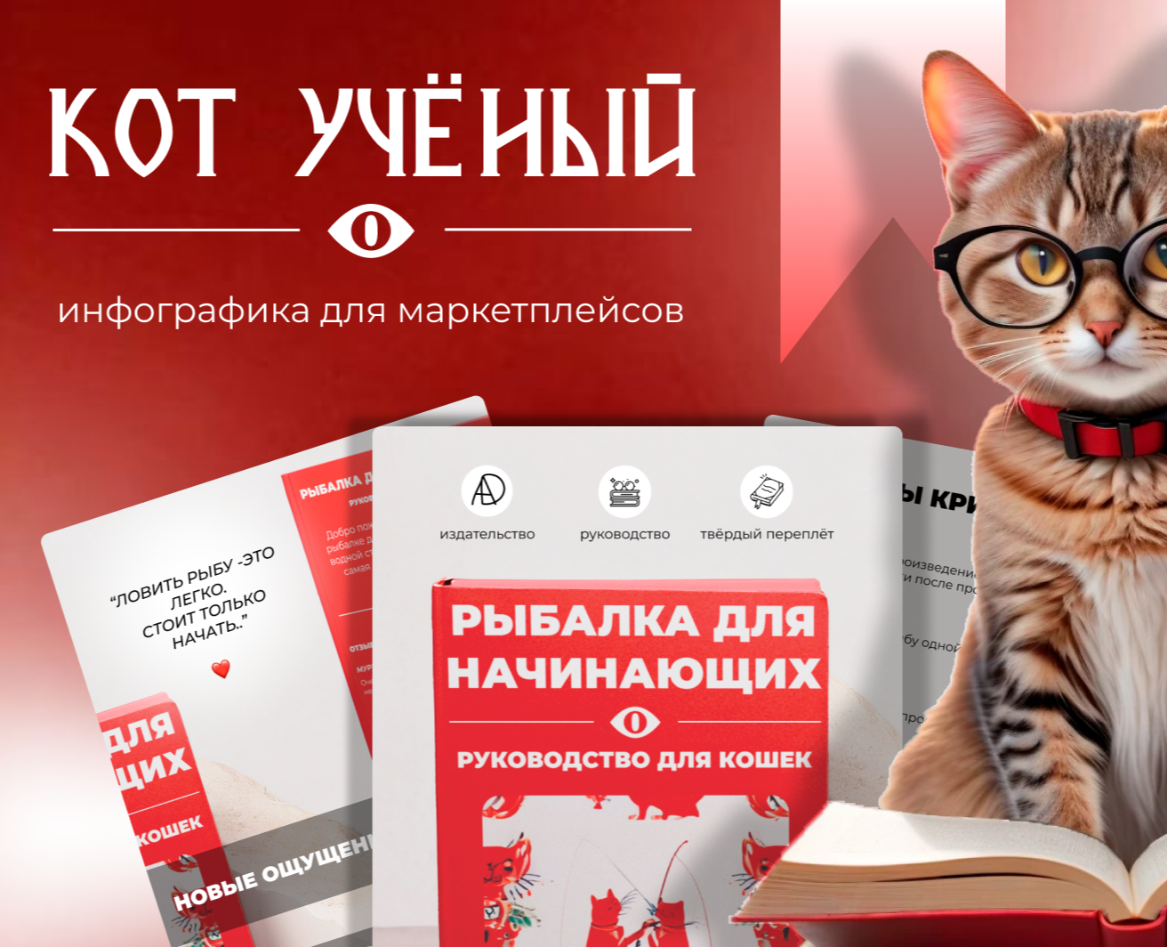проект // руководство по рыбалке — Графика, Маркетинг на Dprofile