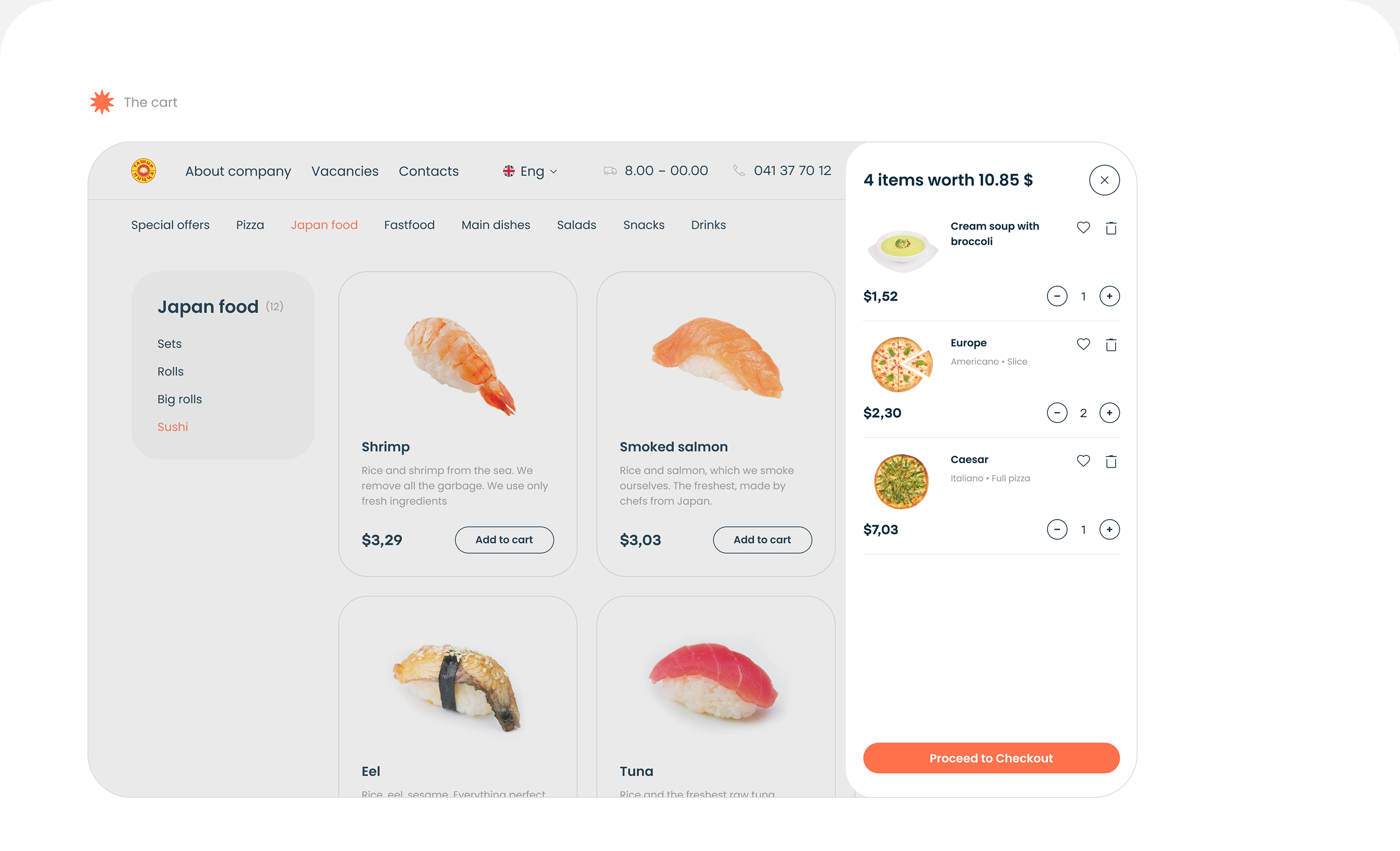 Website redesign for a cafe chain Tashir pizza — Изображение №12 — Интерфейсы на Dprofile