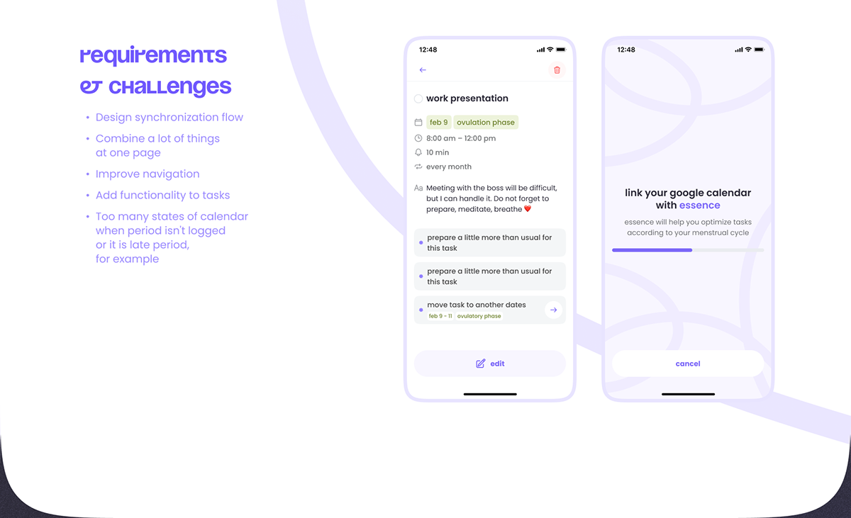 Cycle-syncing AI-приложение для отслеживания женского цикла — Изображение №30 — Интерфейсы на Dprofile
