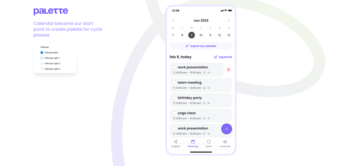 Cycle-syncing AI-приложение для отслеживания женского цикла — Изображение №29 — Интерфейсы на Dprofile