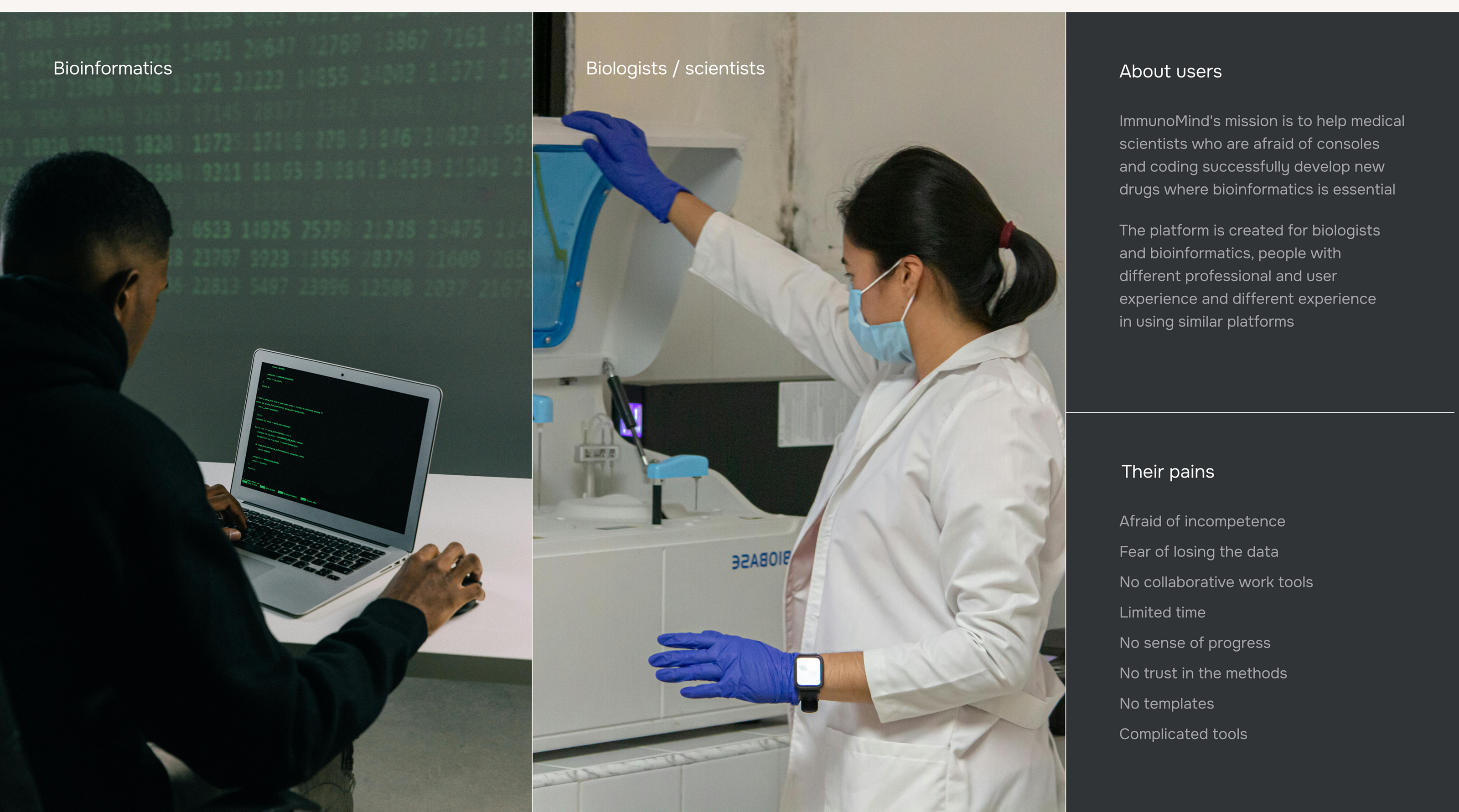 Product Design | ImmunoMind | Biotech platform — Изображение №6 — Интерфейсы на Dprofile
