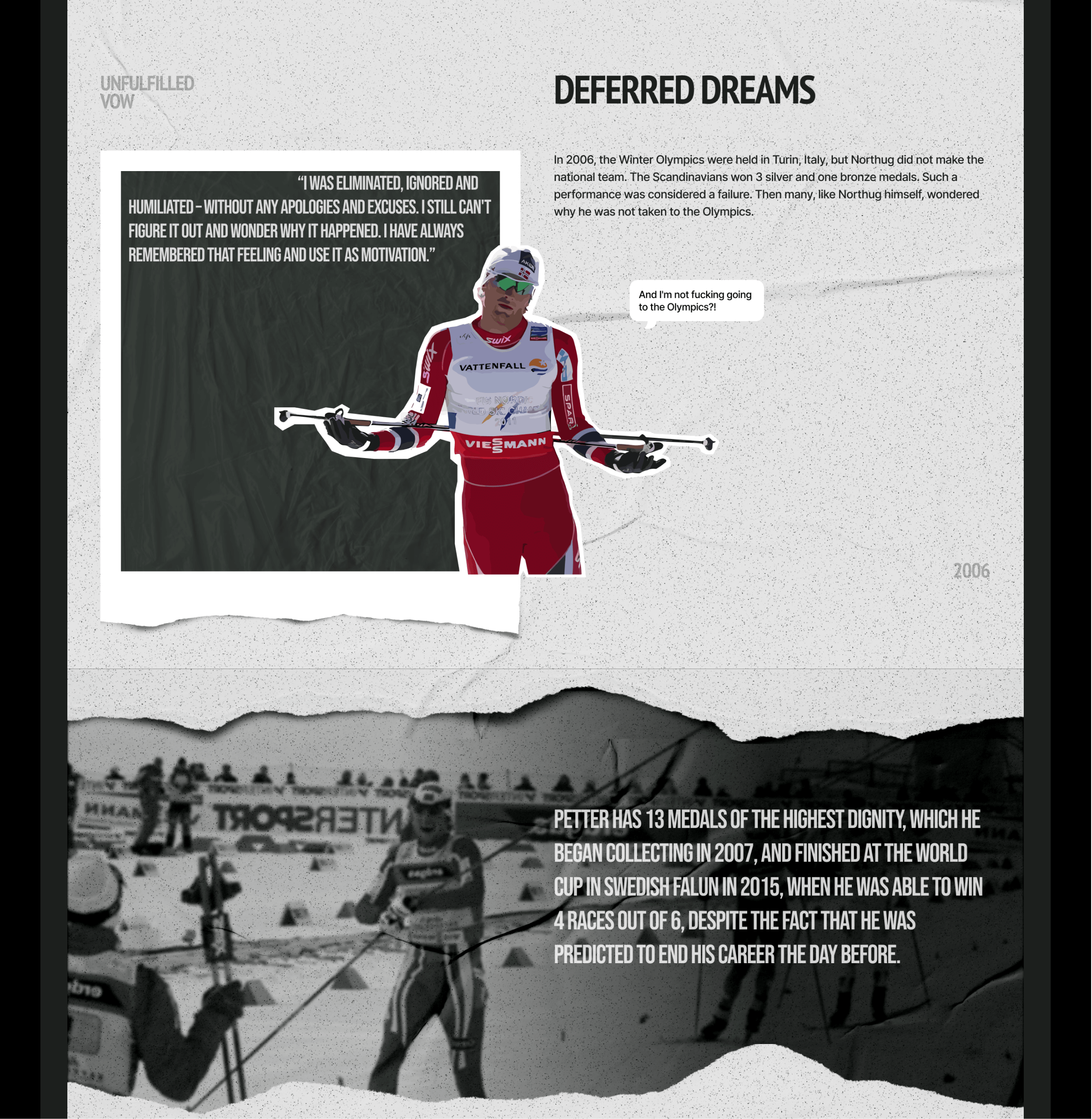 Petter Northug / Longread — Изображение №8 — Интерфейсы на Dprofile