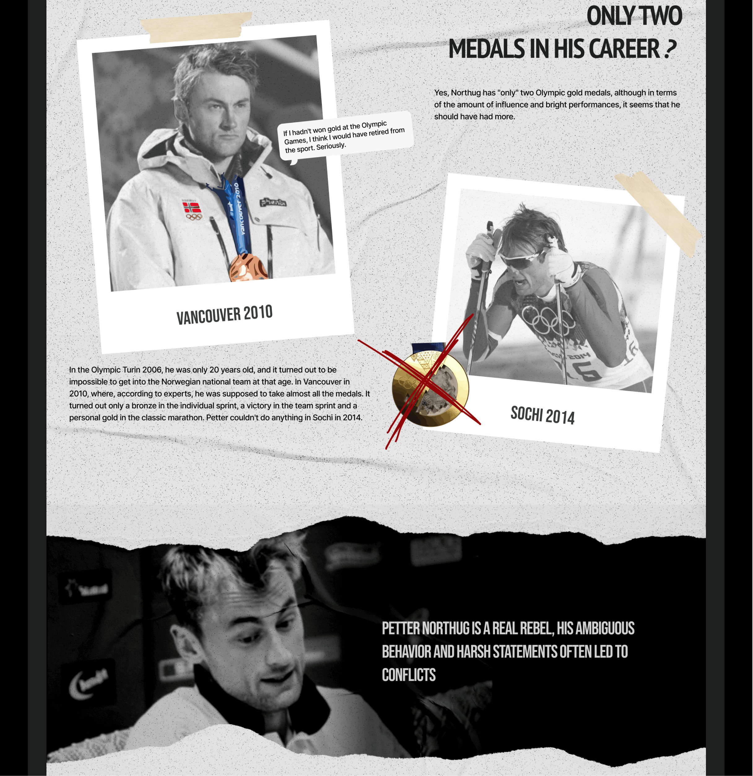 Petter Northug / Longread — Изображение №10 — Интерфейсы на Dprofile