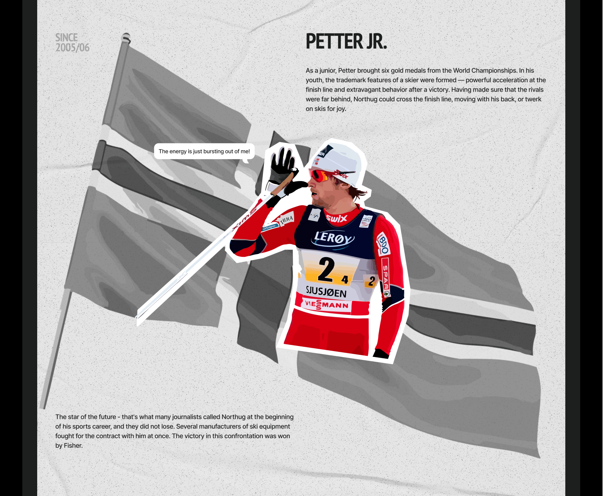 Petter Northug / Longread — Изображение №7 — Интерфейсы на Dprofile
