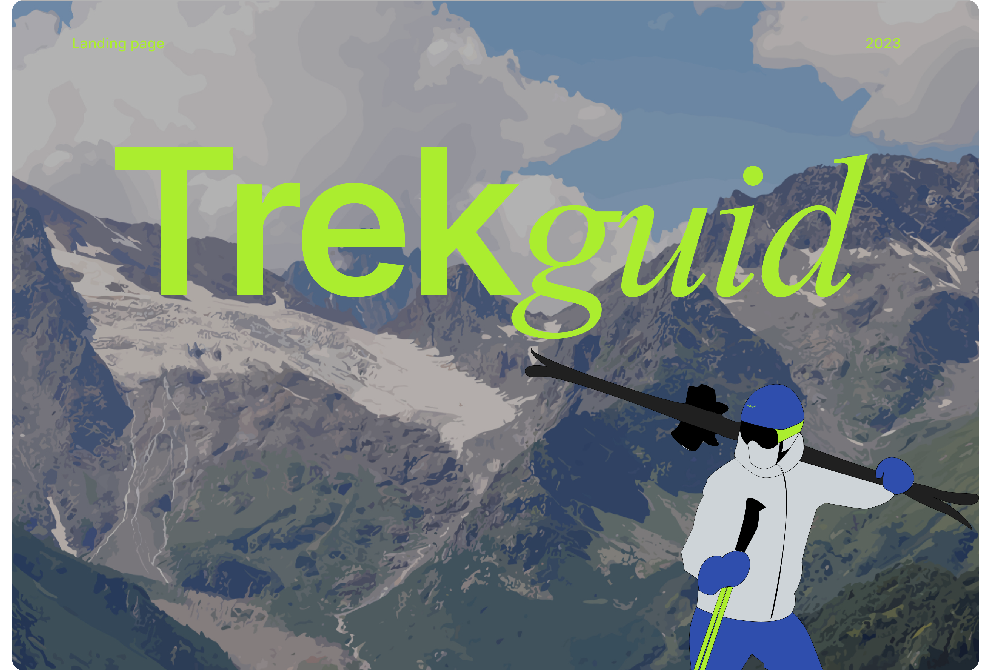 Landing page / hiking and skiing — Изображение №1 — Интерфейсы на Dprofile