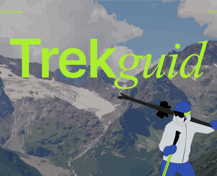 Landing page / hiking and skiing на Dprofile