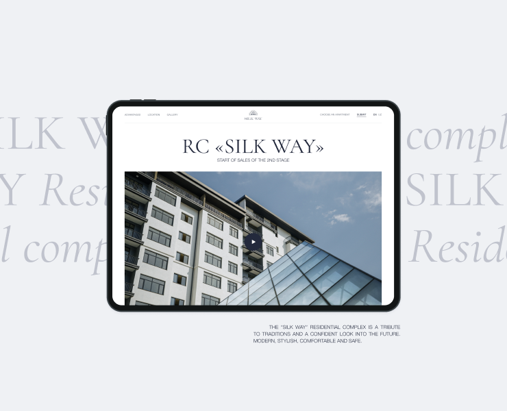 //SILK WAY — Лендинг и Брендинг — Интерфейсы, Брендинг на Dprofile