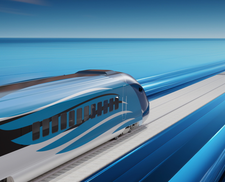 Брендинг поезда Hyundai Rotem — 3D на Dprofile