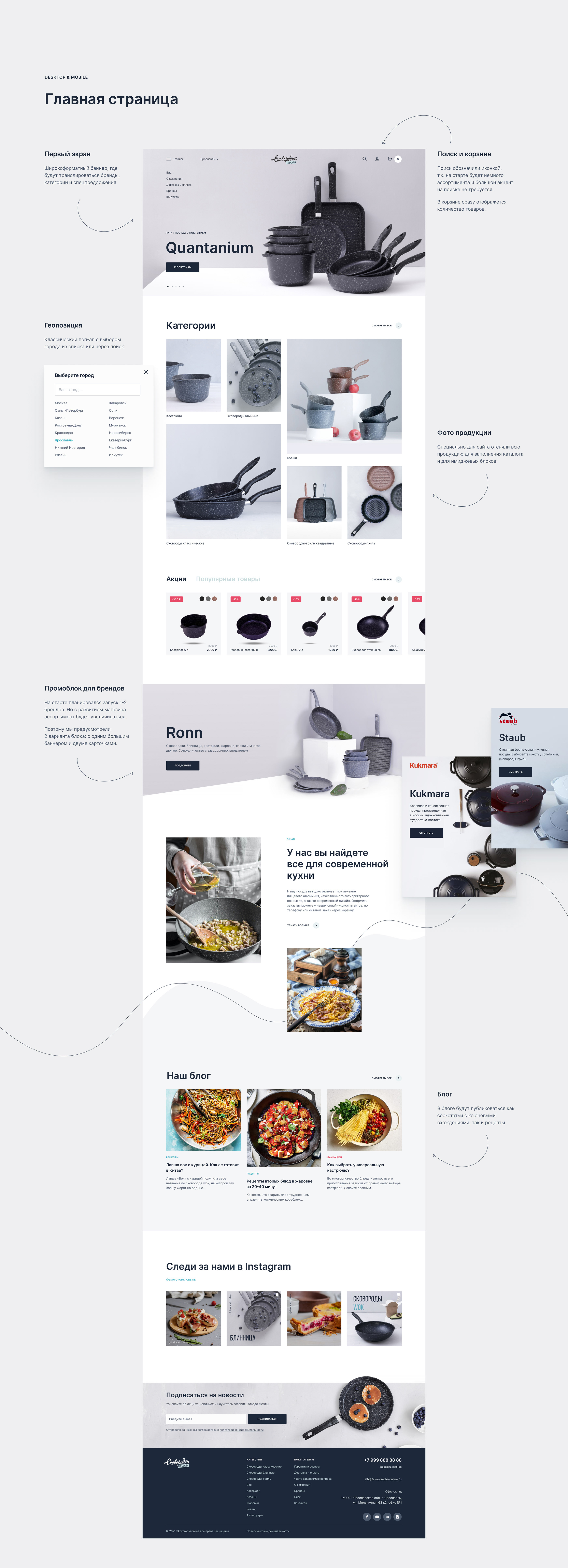 Skovorodki.online e-commerce — Изображение №4 — Интерфейсы на Dprofile