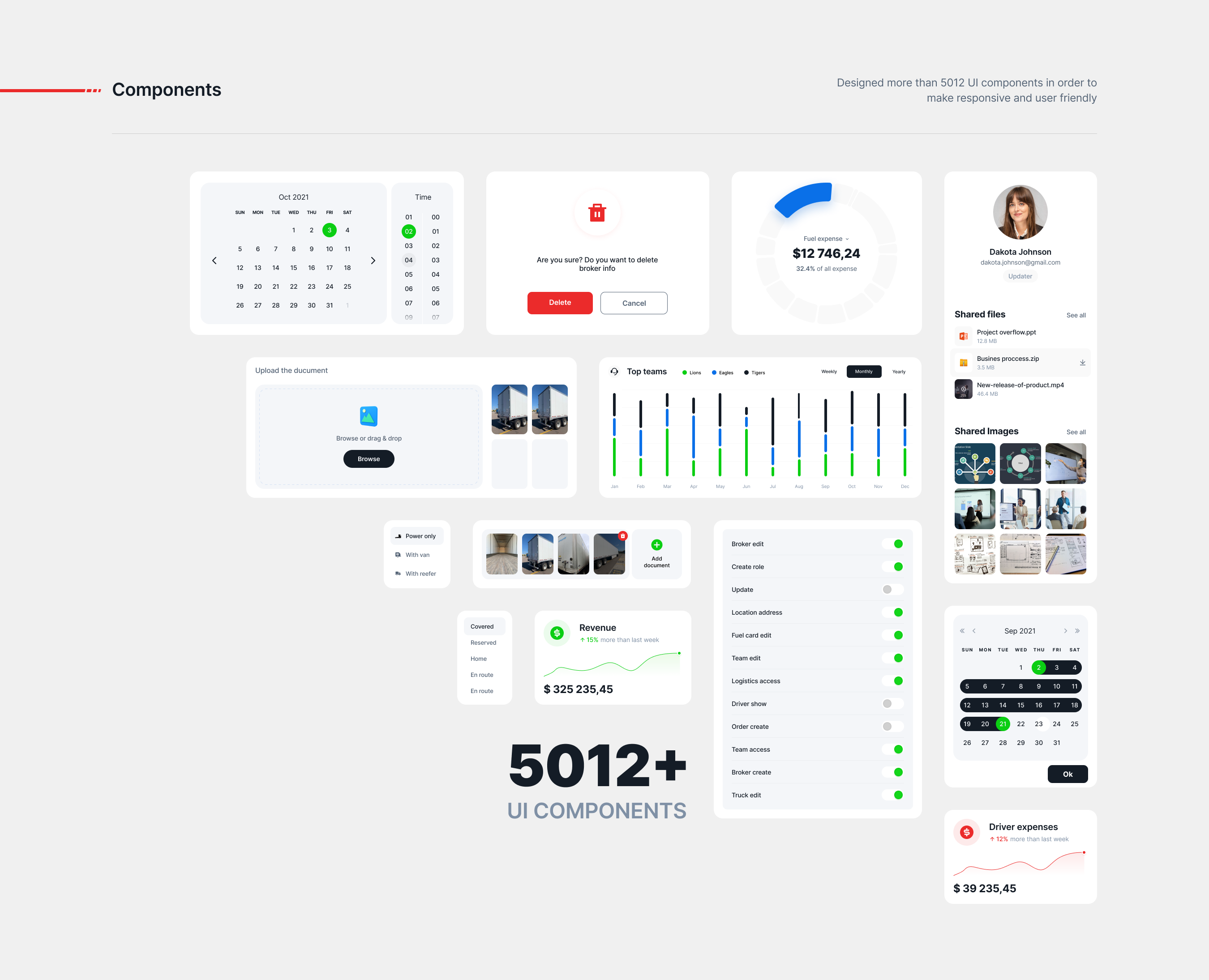 SaaS Logistics App (TMS) — Изображение №11 — Интерфейсы на Dprofile
