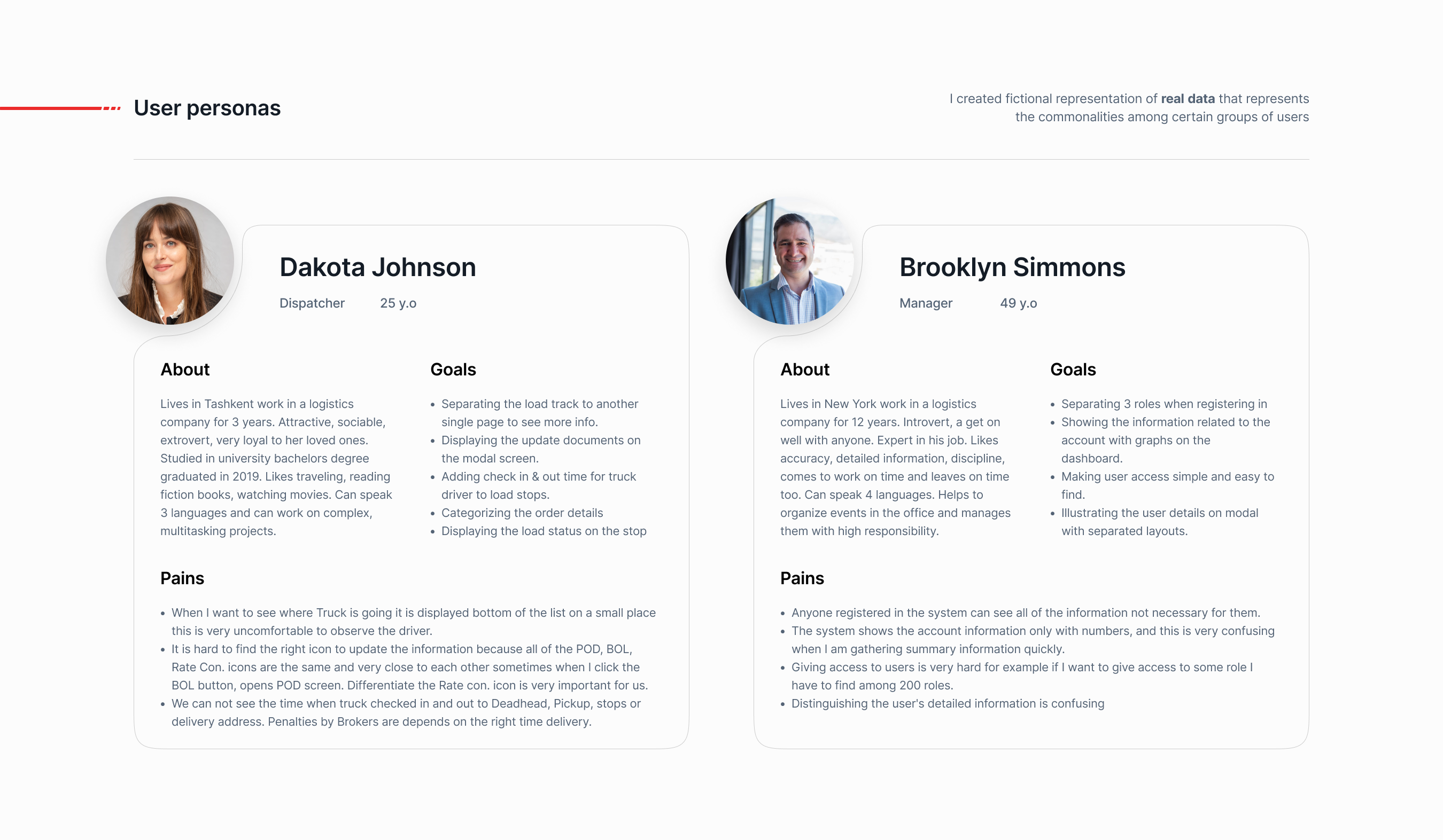 SaaS Logistics App (TMS) — Изображение №4 — Интерфейсы на Dprofile