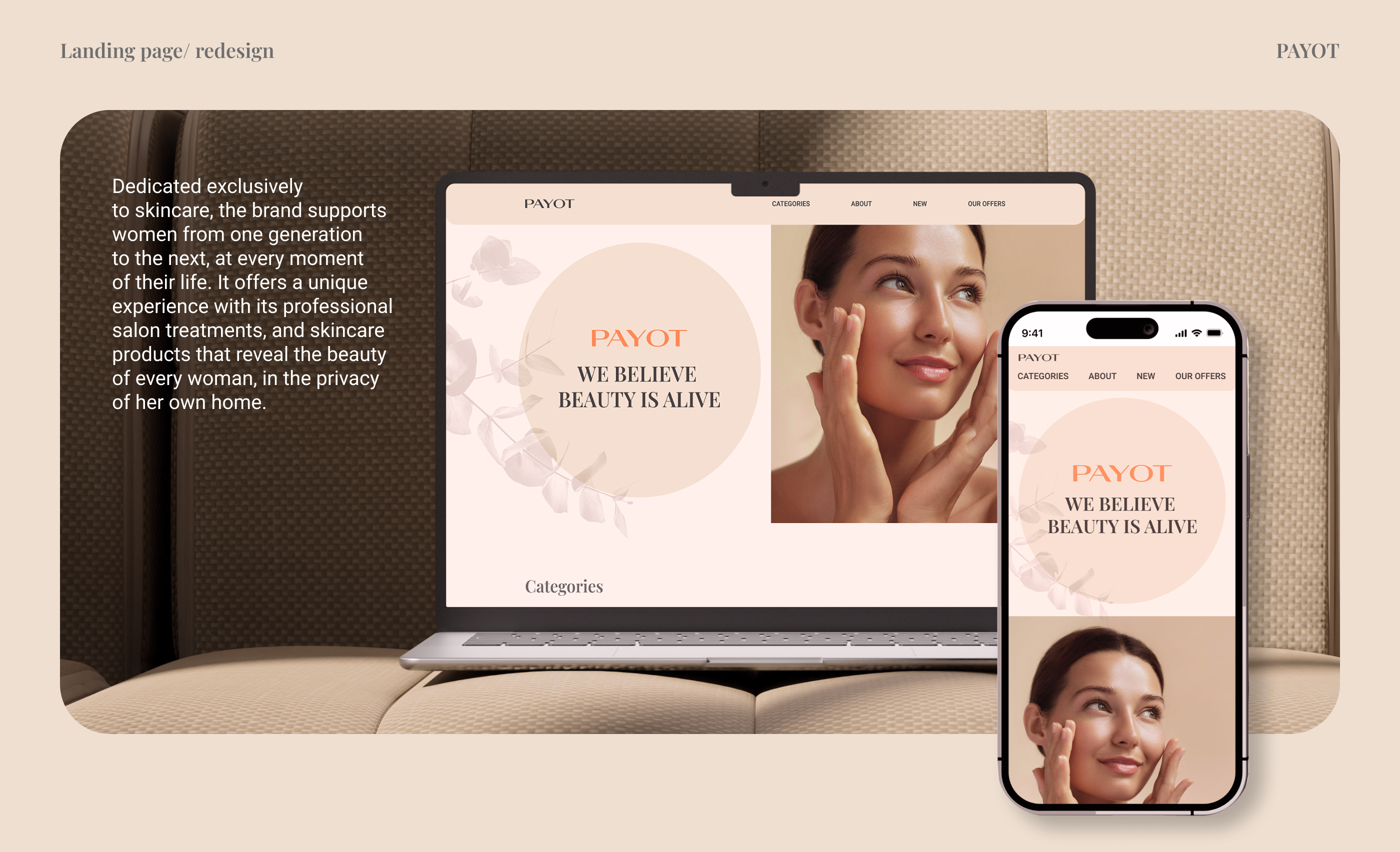 PAYOT/редизайн/лэндинг — Изображение №1 — Интерфейсы на Dprofile