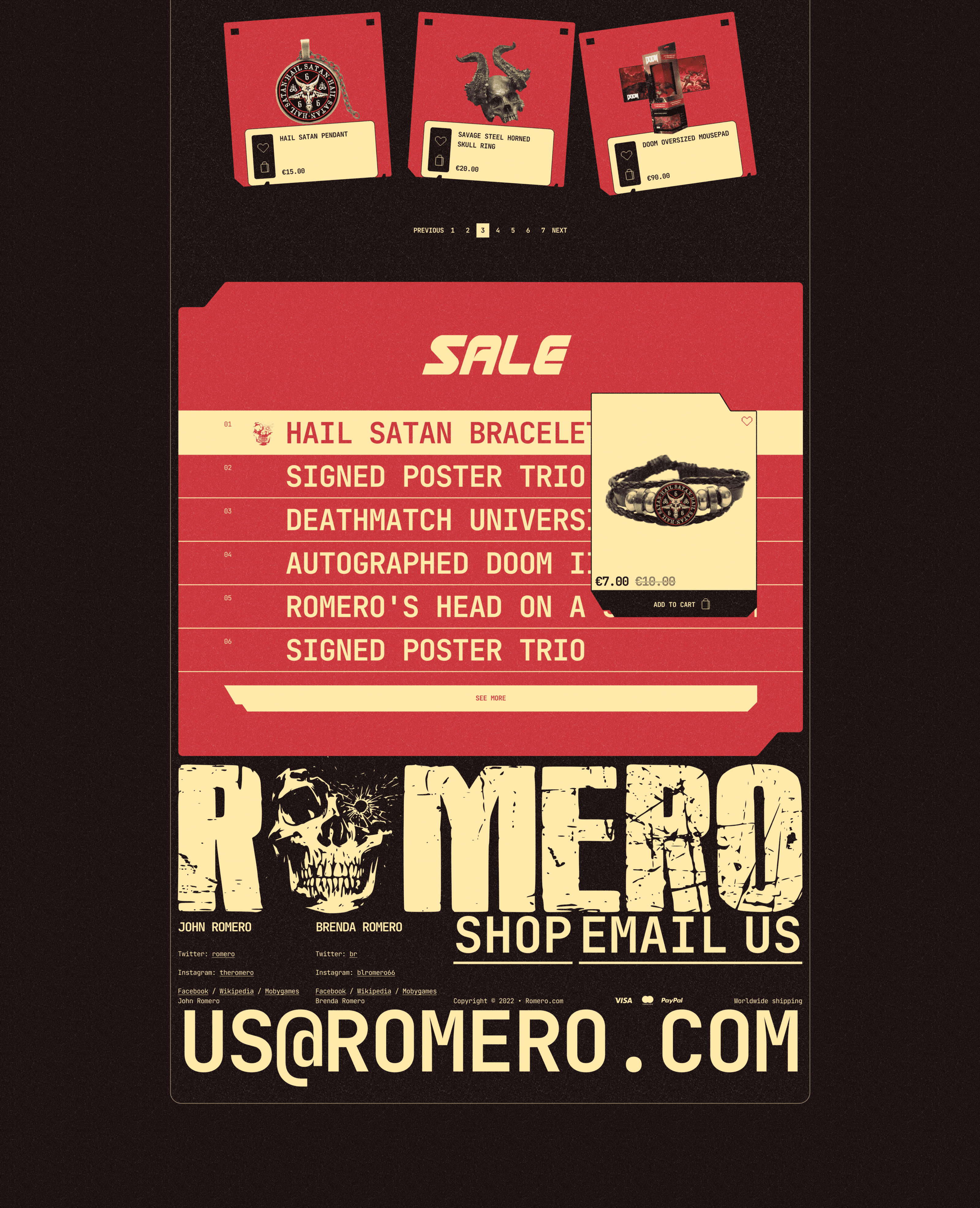 Online store for John Romero — Изображение №14 — Интерфейсы на Dprofile