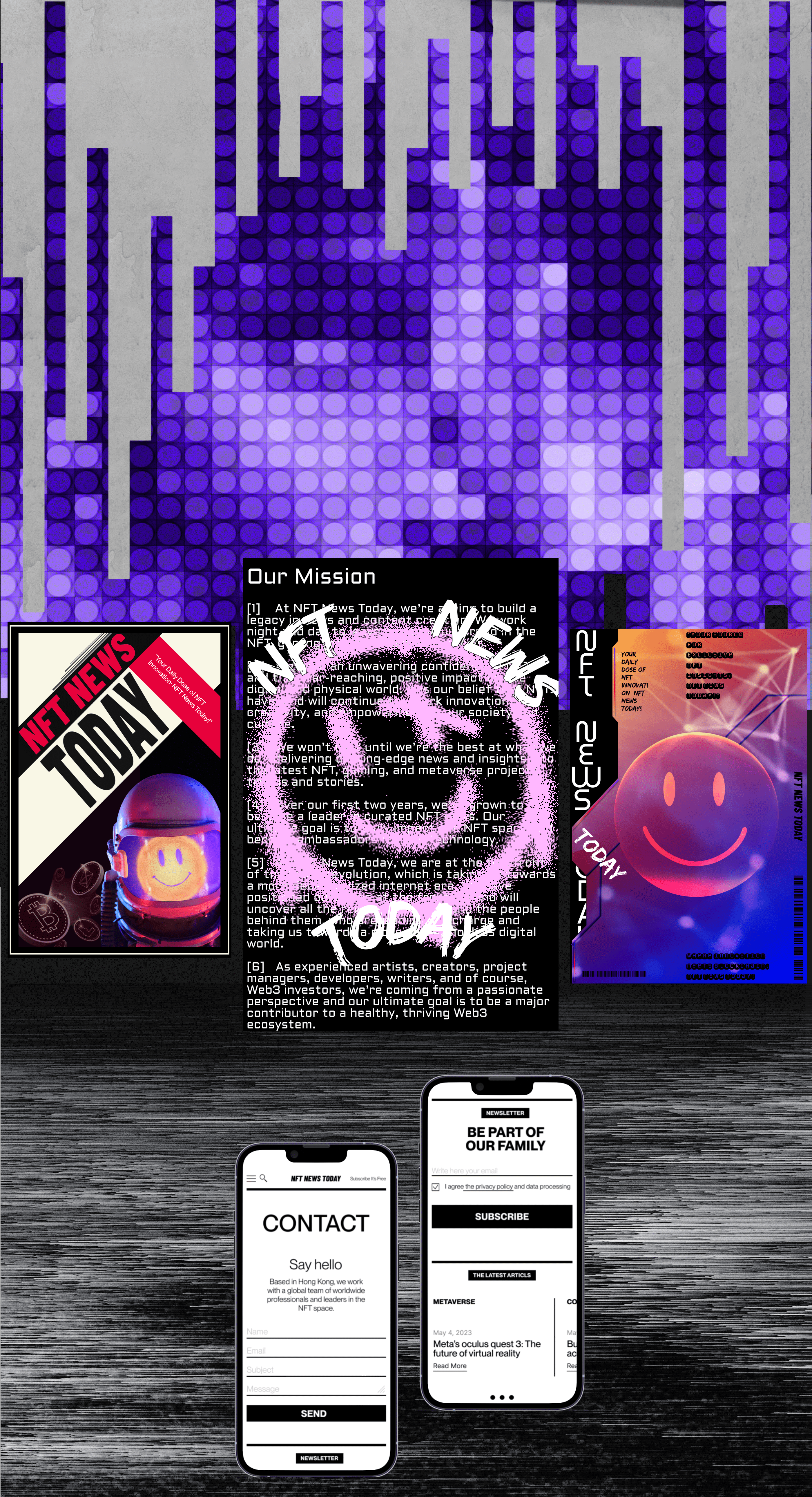 NFT NEWS TODAY | News Website — Изображение №9 — Интерфейсы на Dprofile