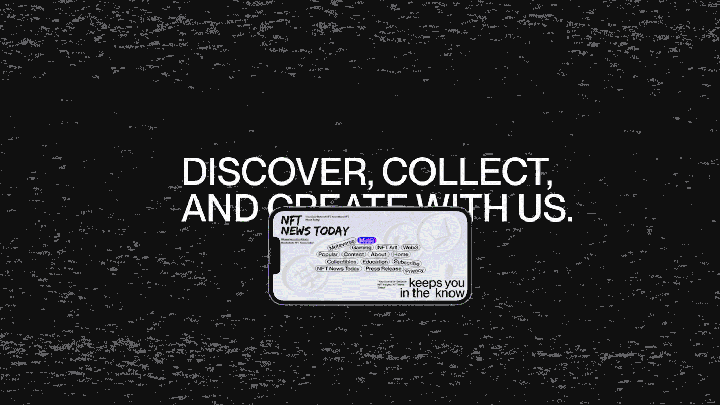 NFT NEWS TODAY | News Website — Изображение №7 — Интерфейсы на Dprofile