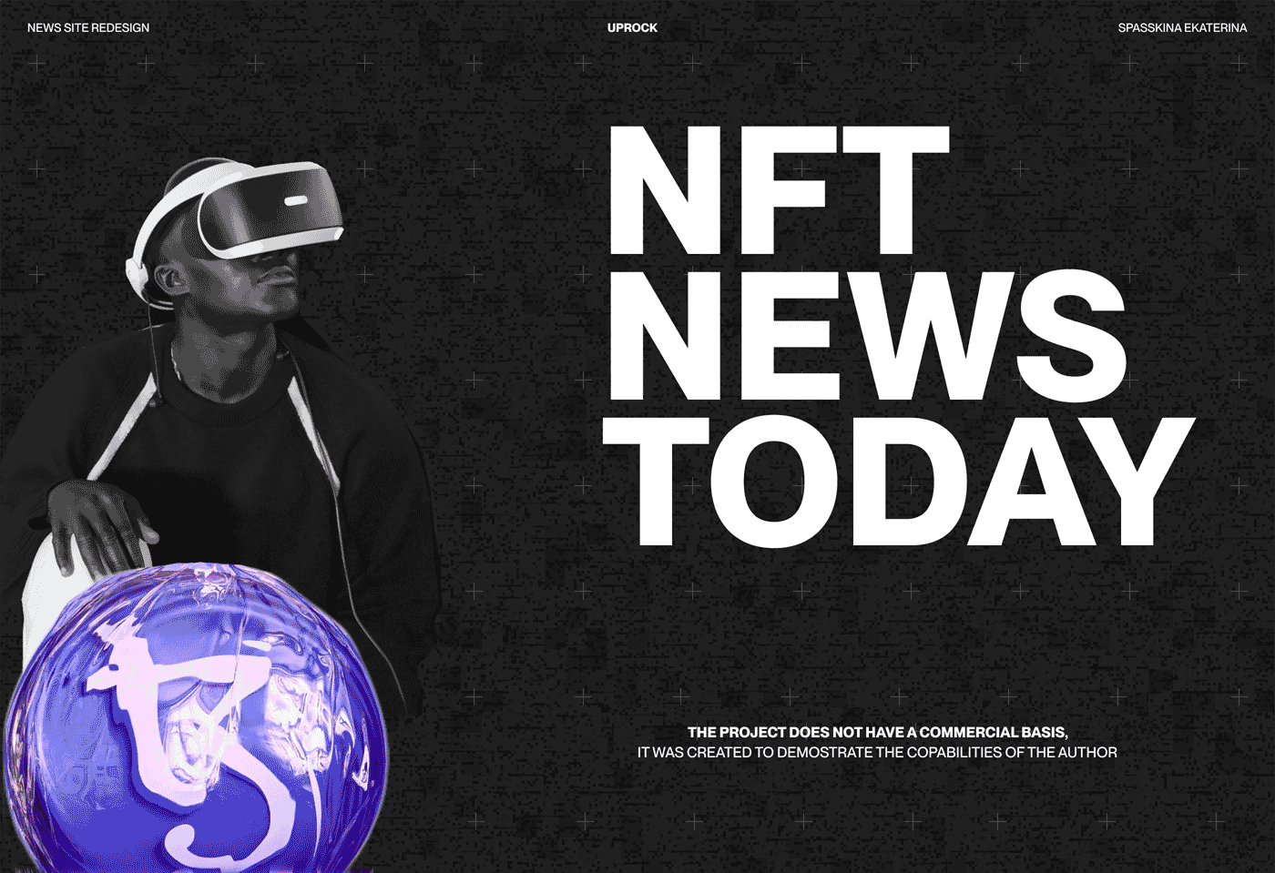 NFT NEWS TODAY | News Website — Изображение №1 — Интерфейсы на Dprofile