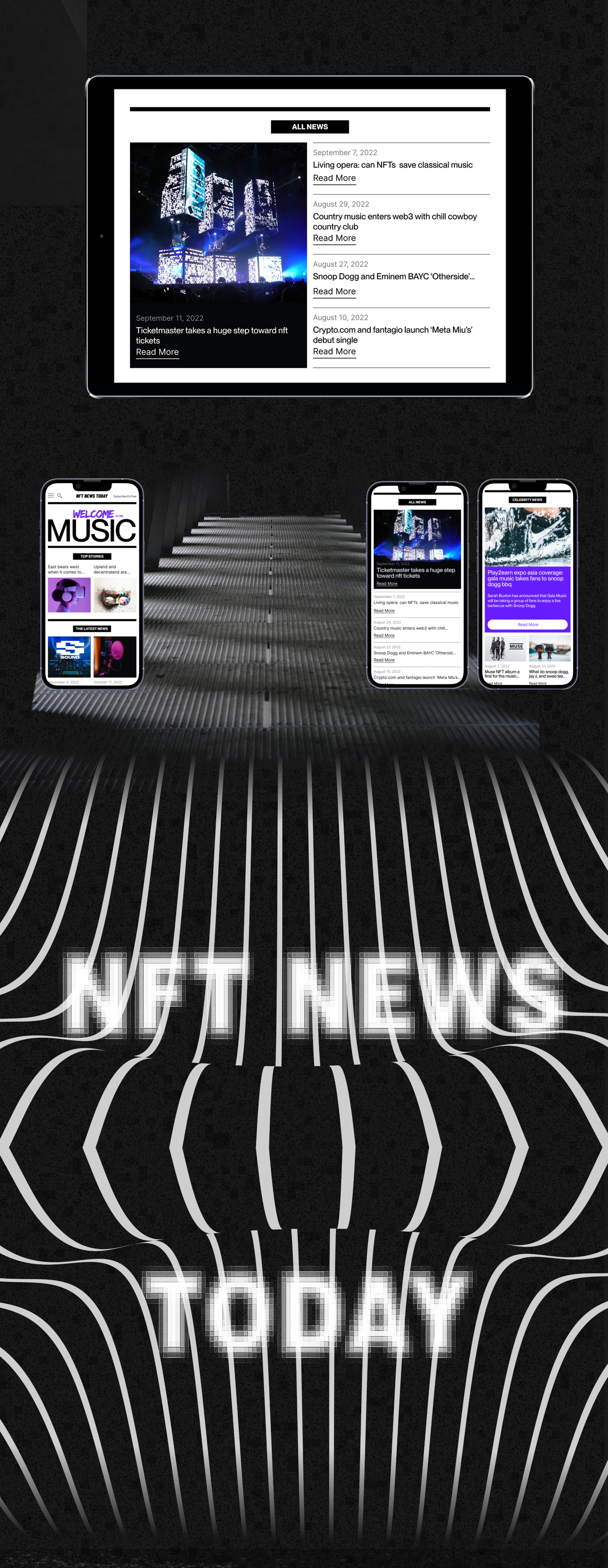 NFT NEWS TODAY | News Website — Изображение №6 — Интерфейсы на Dprofile