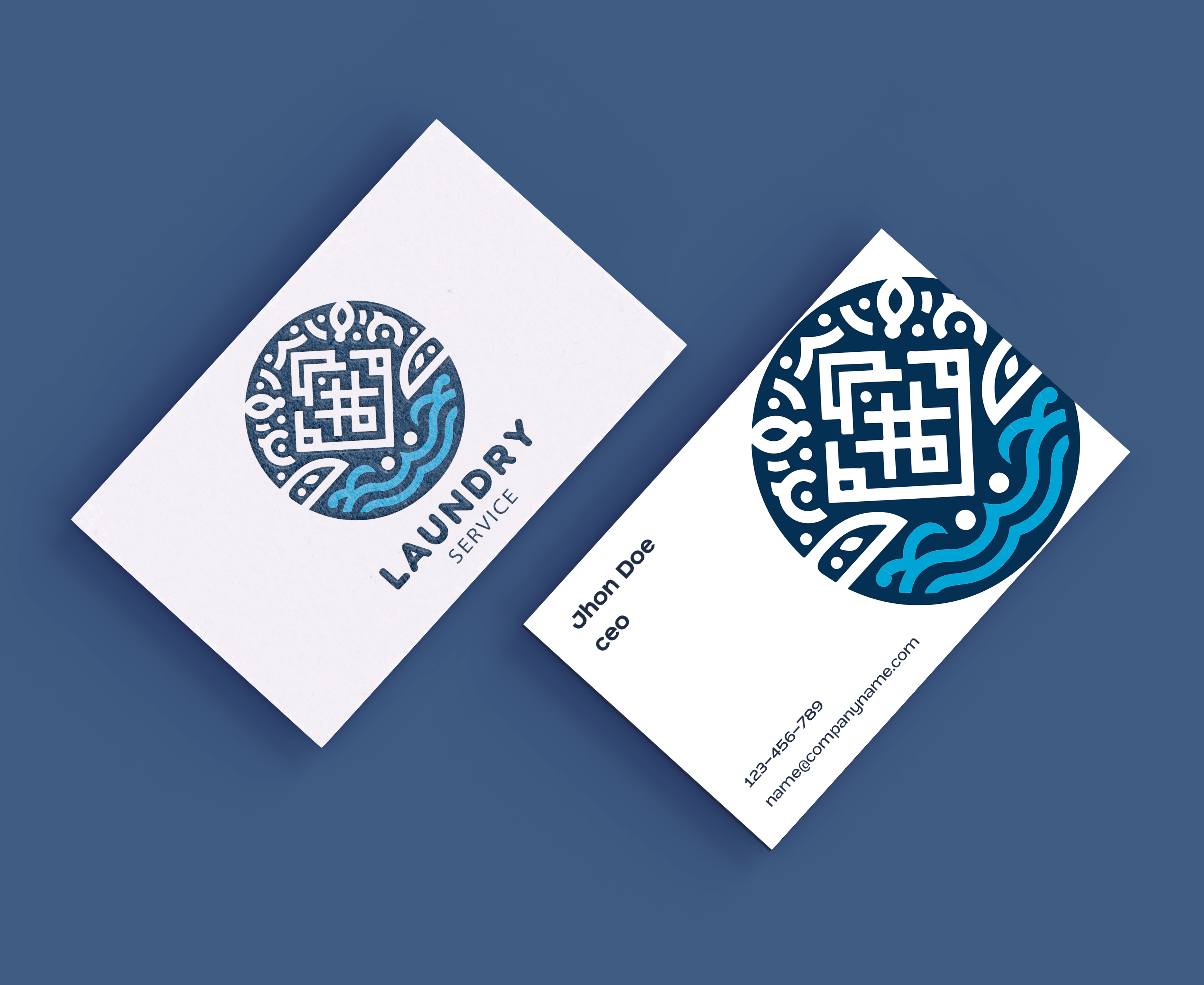 Логотип для прачечной с элементами мозаики — Изображение №1 — Иллюстрация, Графика на Dprofile