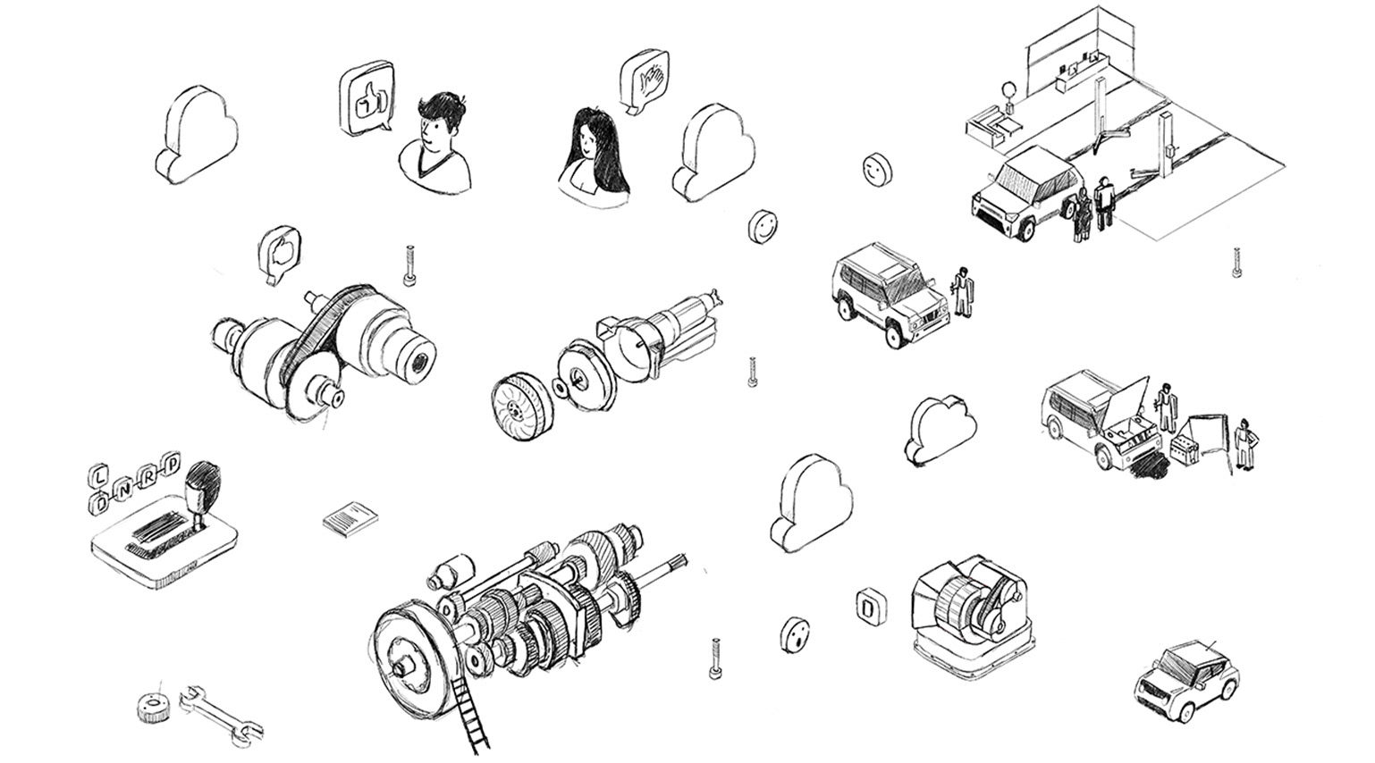 Айдентика мастерской Вариатор сервис — Изображение №8 — Брендинг, Графика на Dprofile