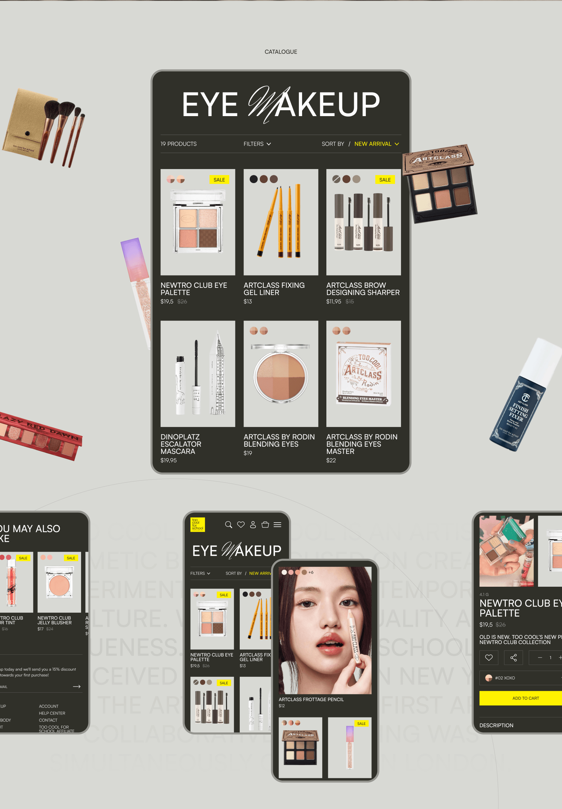 Too Cool for School / E-commerce redesign — Изображение №4 — Интерфейсы на Dprofile