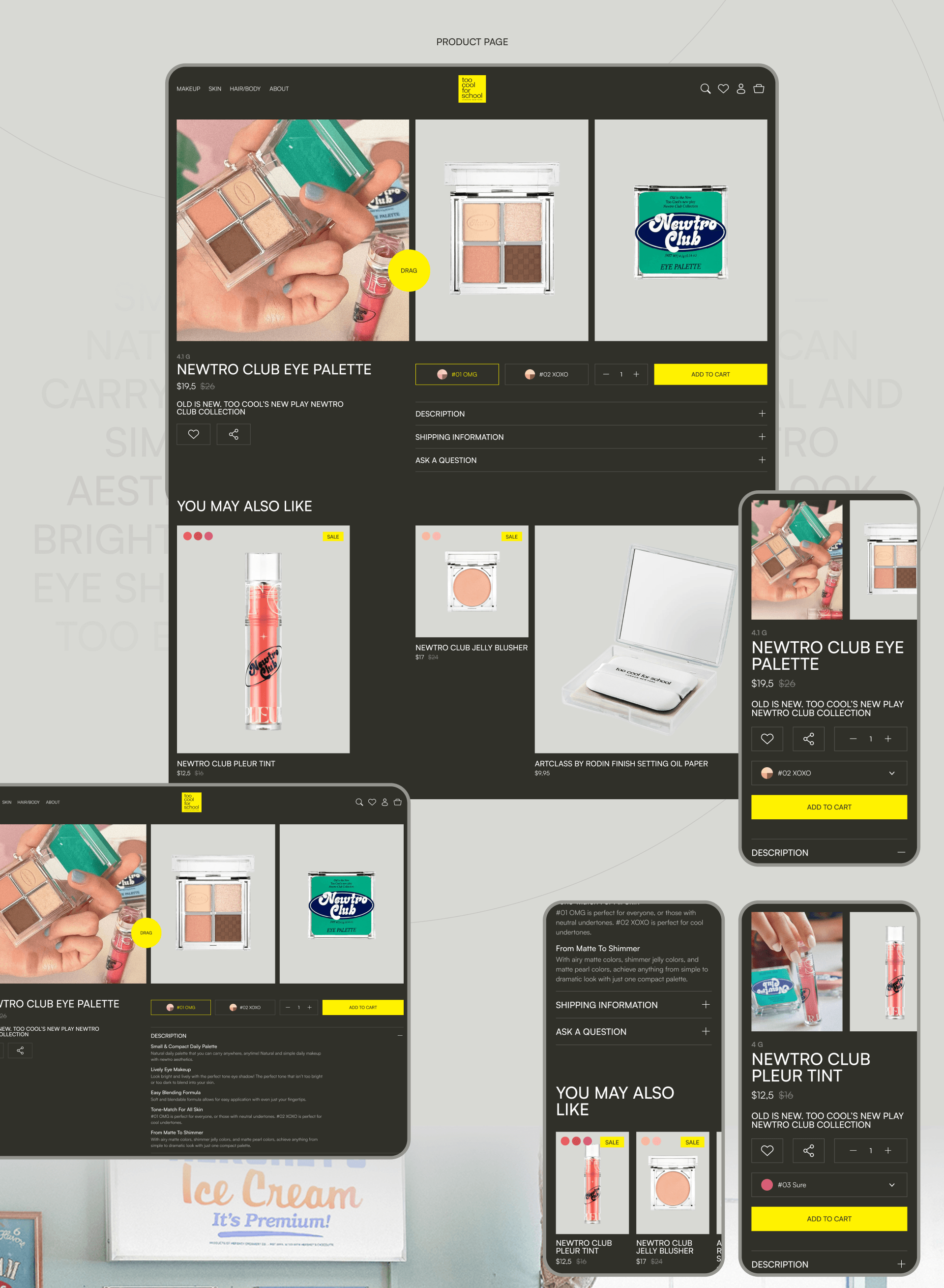 Too Cool for School / E-commerce redesign — Изображение №6 — Интерфейсы на Dprofile