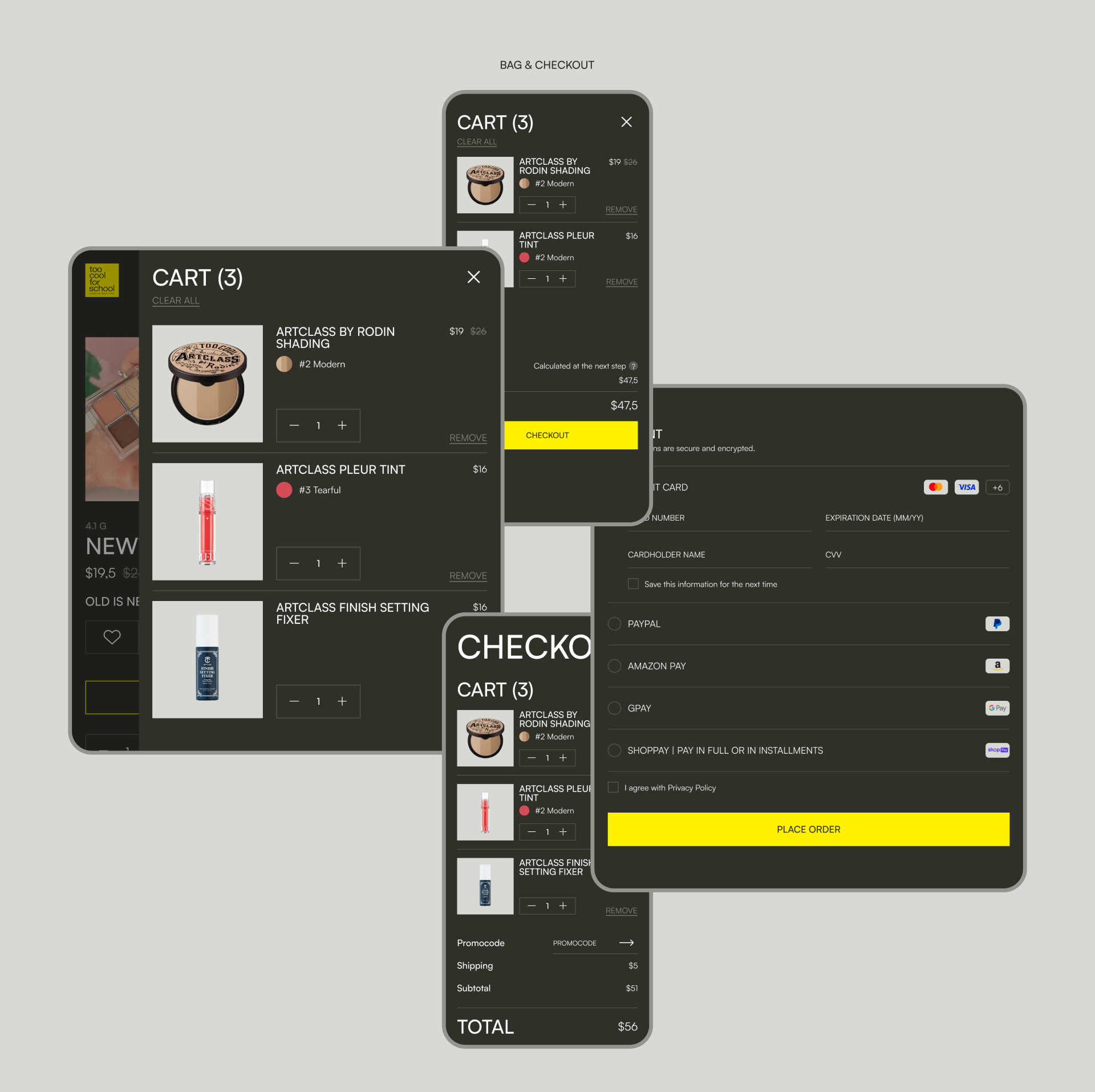 Too Cool for School / E-commerce redesign — Изображение №8 — Интерфейсы на Dprofile