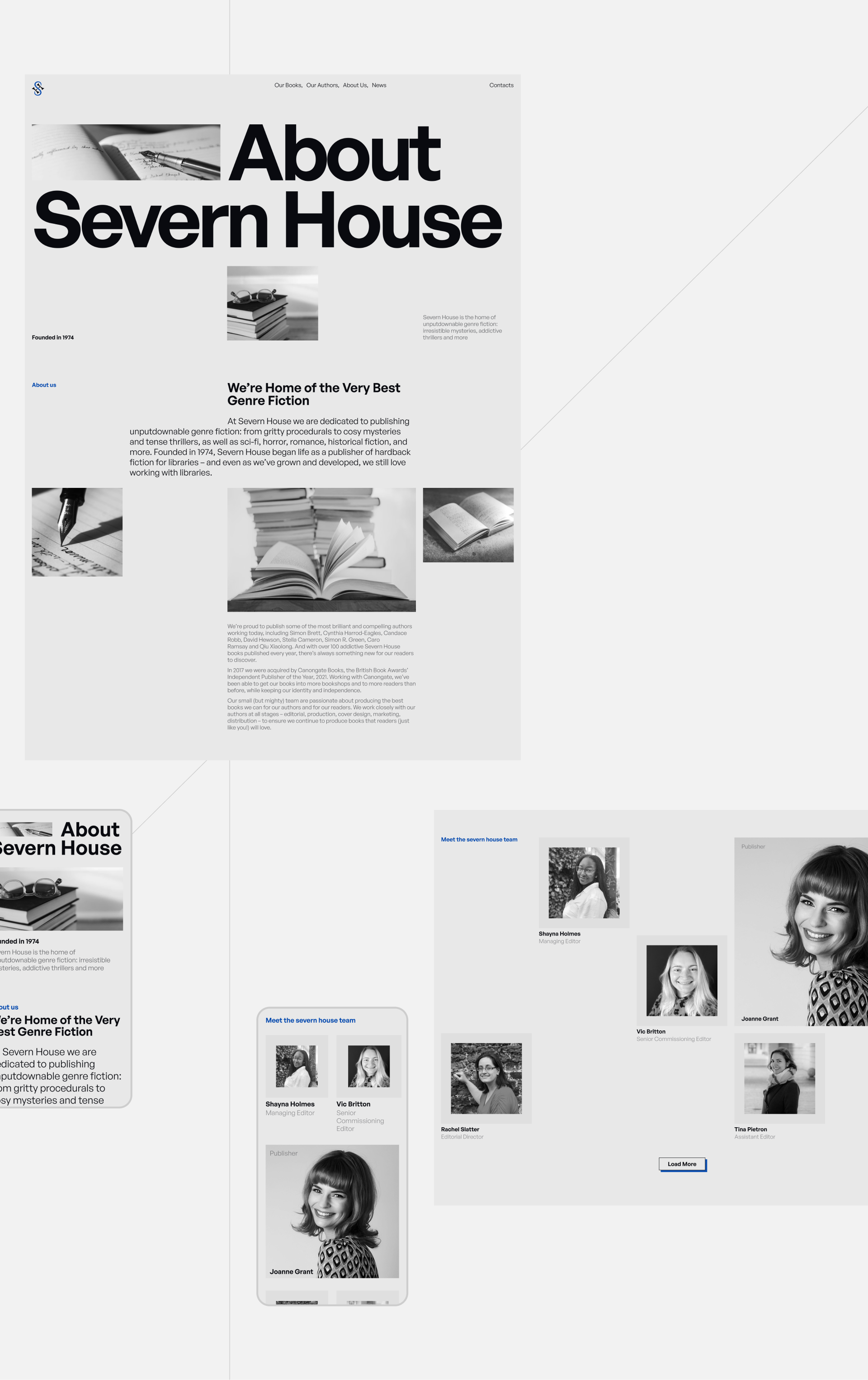 Severn House / Corporate redesign — Изображение №9 — Интерфейсы на Dprofile