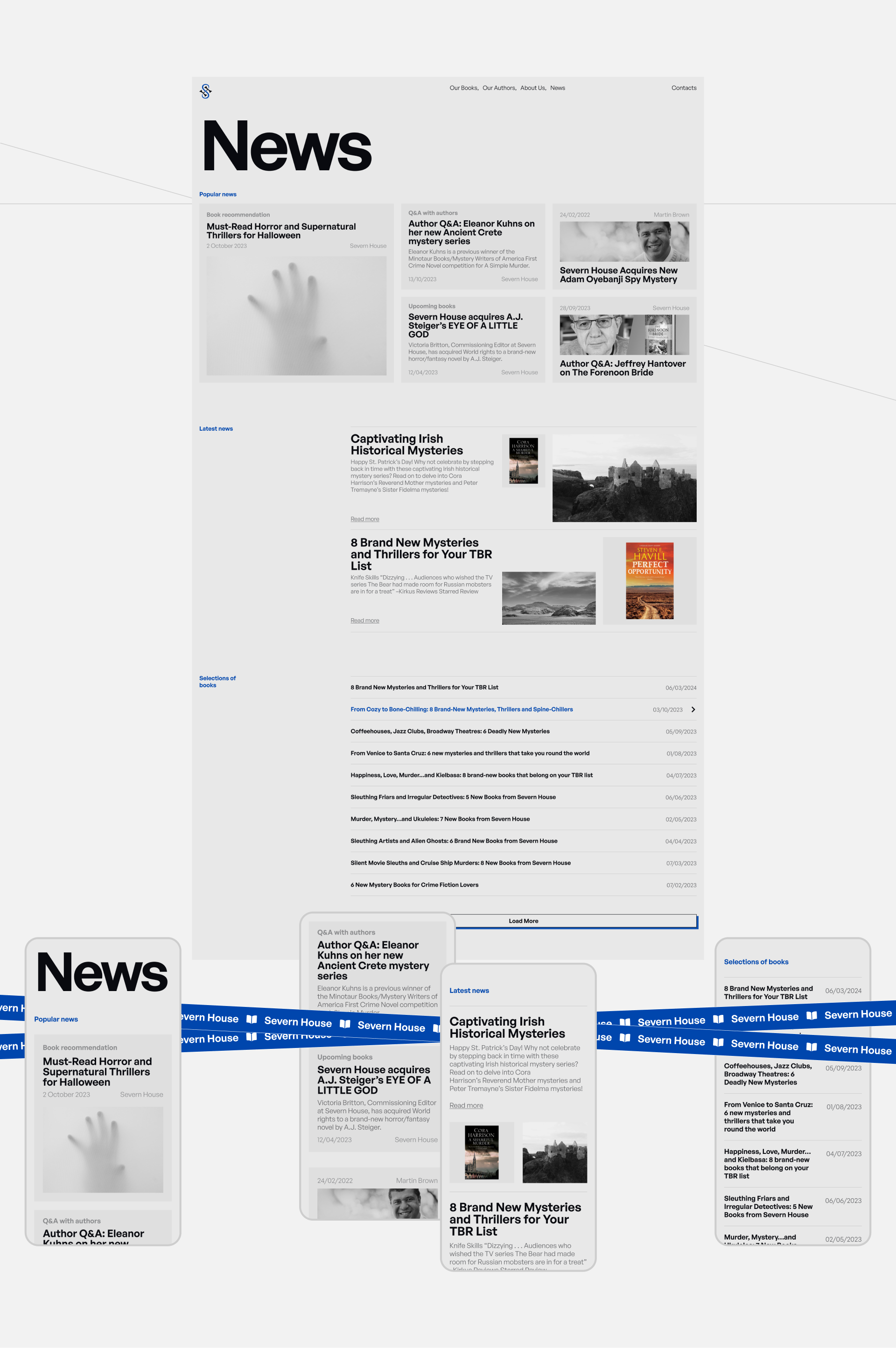 Severn House / Corporate redesign — Изображение №11 — Интерфейсы на Dprofile