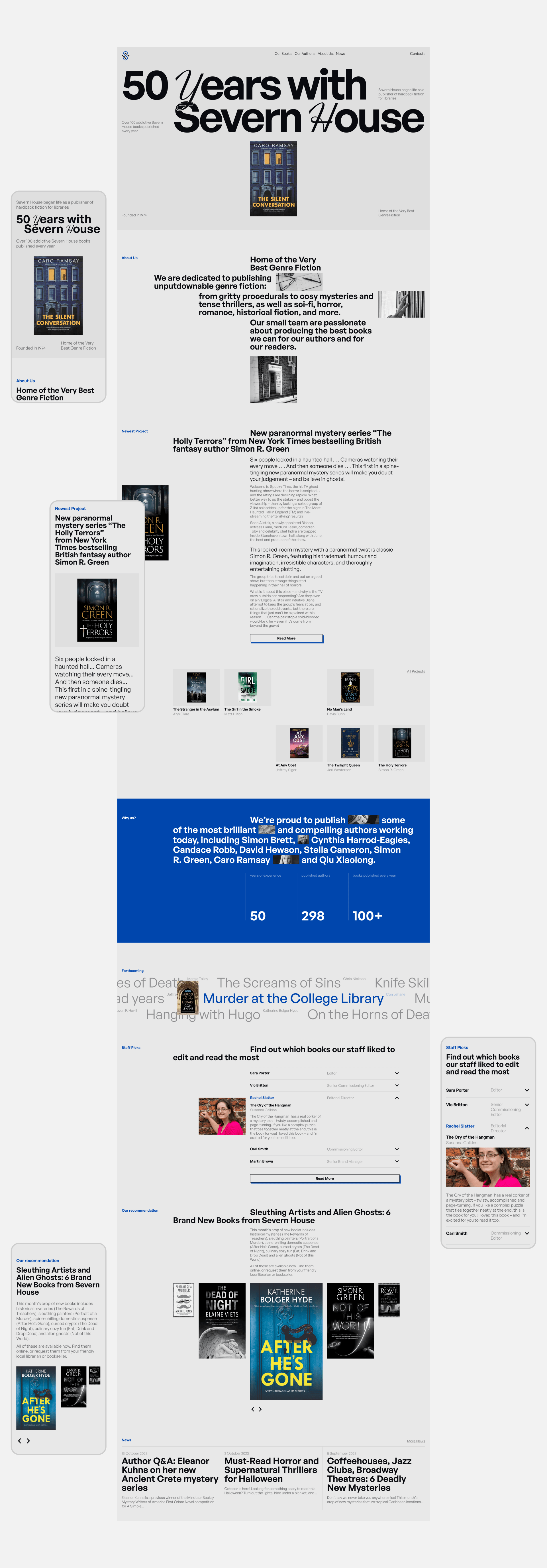 Severn House / Corporate redesign — Изображение №3 — Интерфейсы на Dprofile