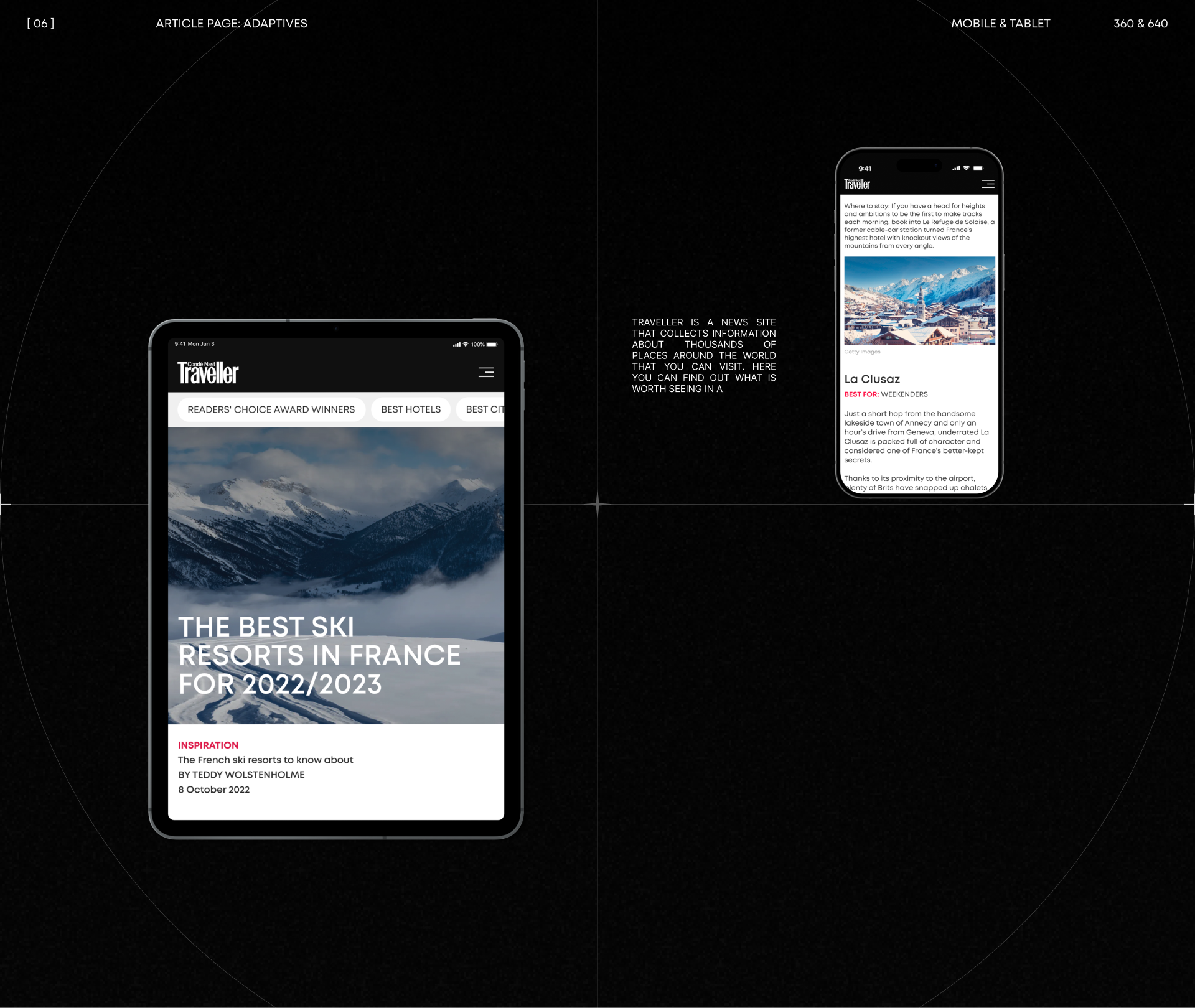 CONDE NAST TRAVELLER NEWS SITE — Изображение №6 — Интерфейсы, Анимация на Dprofile