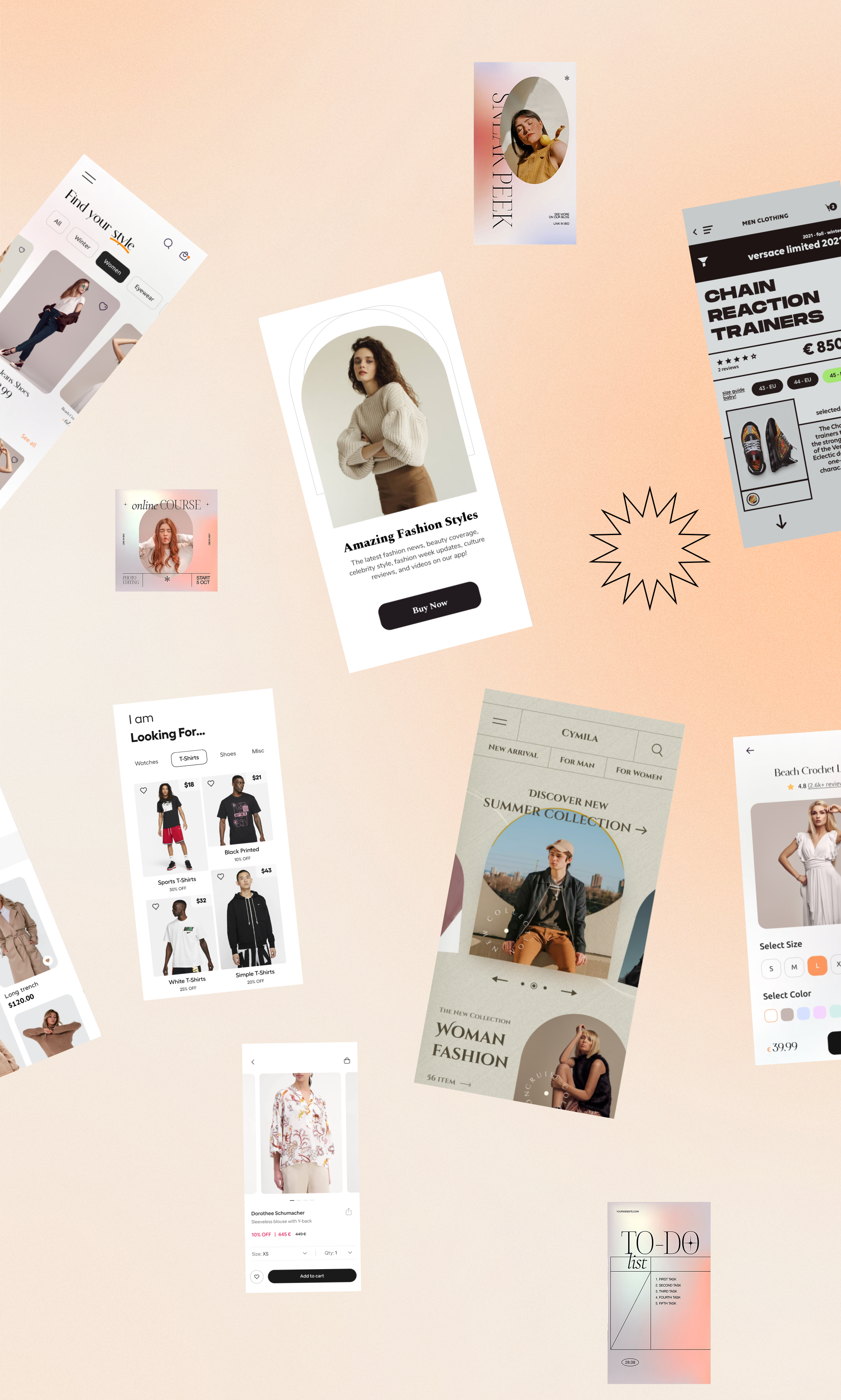 Klozet - clothing store app — Изображение №2 — Интерфейсы на Dprofile