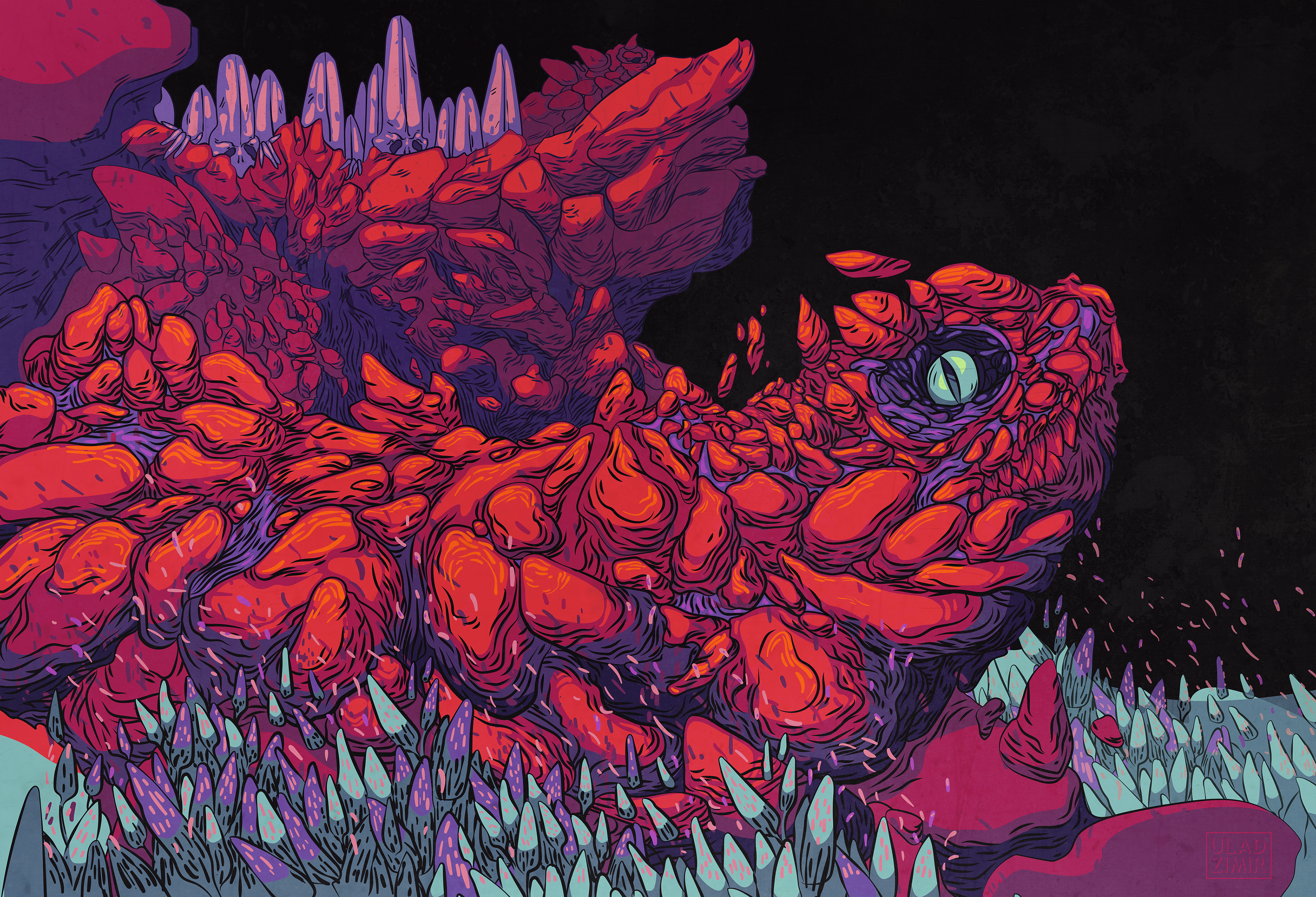 ROCKNOSAURUS — Изображение №3 — Иллюстрация, Графика на Dprofile