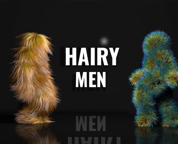 3-d hairy men — 3D, Анимация на Dprofile