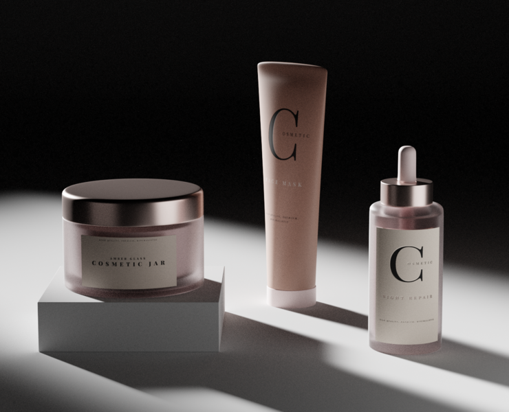 Premium cosmetics | 3D Product Render на Dprofile