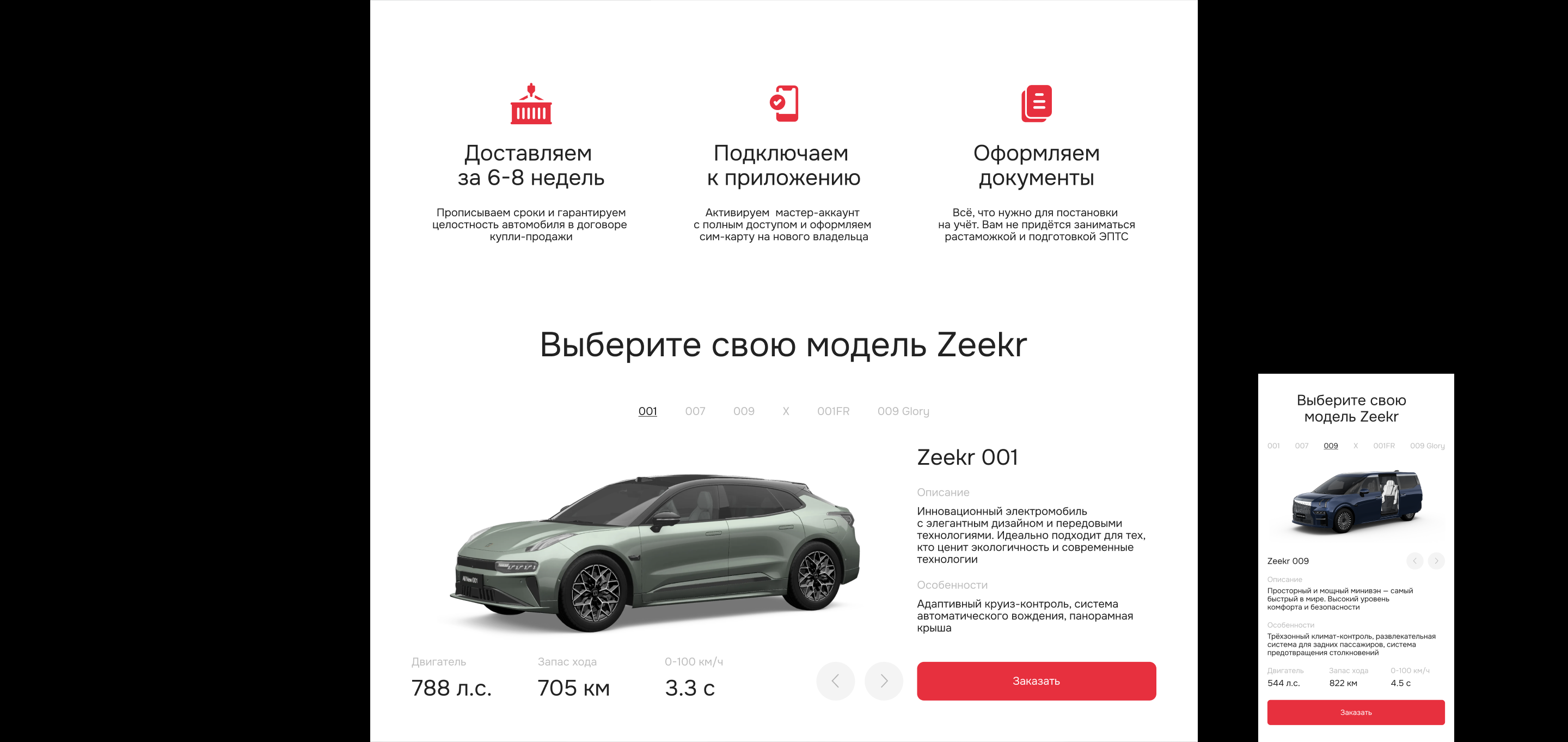 Web-site for a car dealership | Ui/ux design — Изображение №13 — Интерфейсы на Dprofile