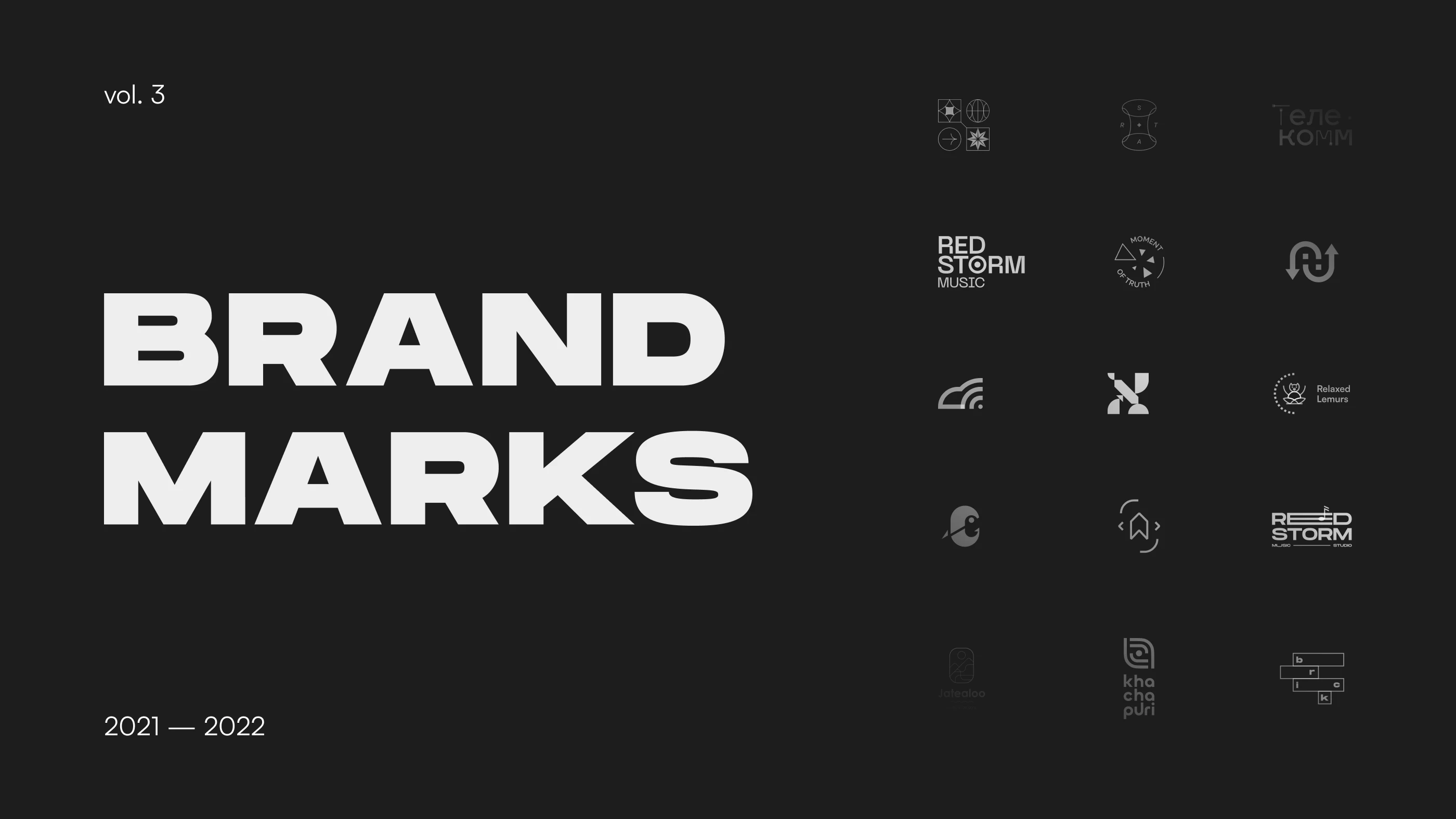 Brandmarks vol.3 — Изображение №1 — Брендинг на Dprofile