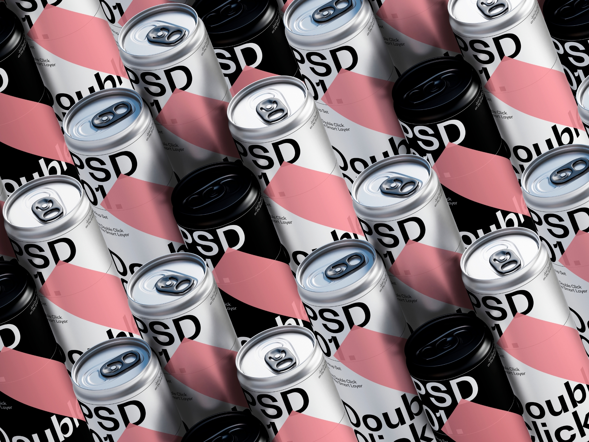 Metallic Soda Can Mockup — Изображение №5 — Брендинг, 3D на Dprofile