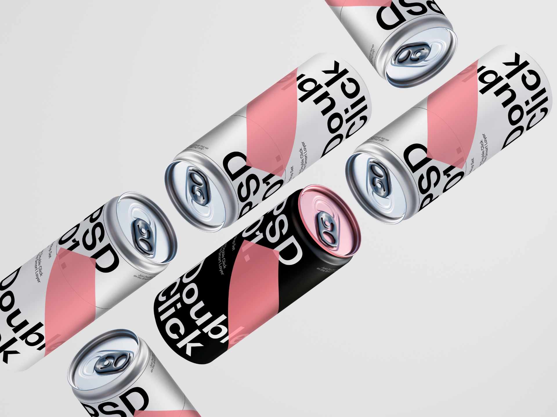 Metallic Soda Can Mockup — Изображение №2 — Брендинг, 3D на Dprofile