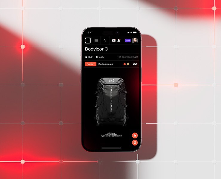 Dprofile Mockups — Интерфейсы, 3D на Dprofile